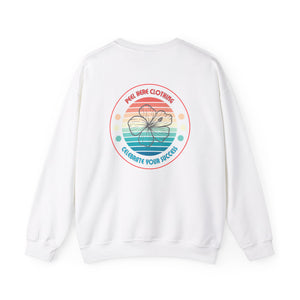 Retro Hibiscus Crewneck Sweatshirt