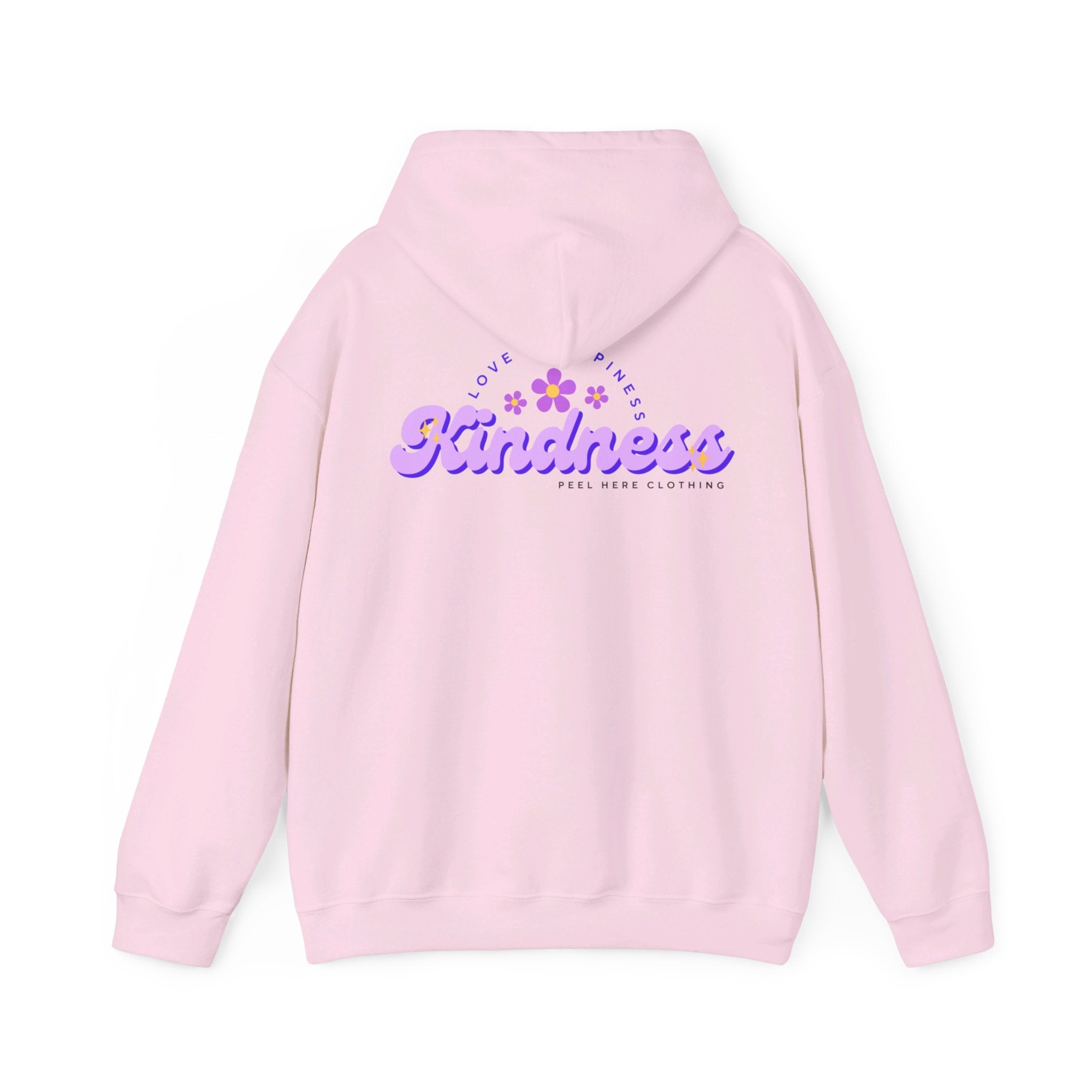 Peel here Clothings Kindness hoodie ( Back)