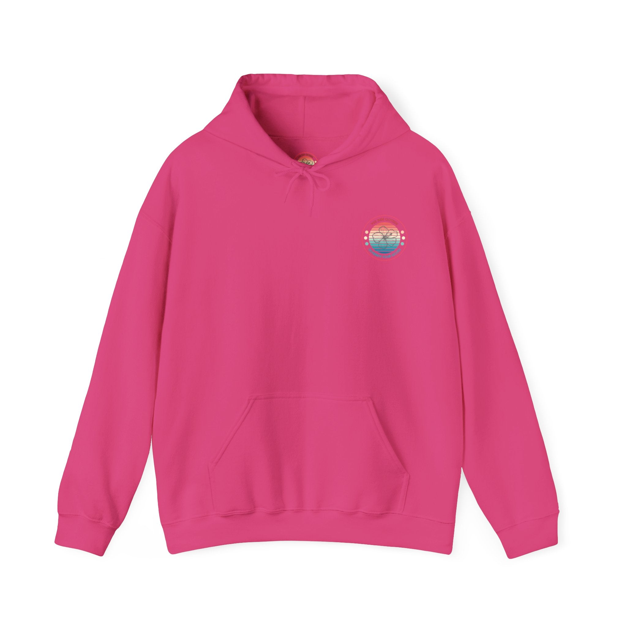 Retro Hibiscus Hooded Sweatshirt