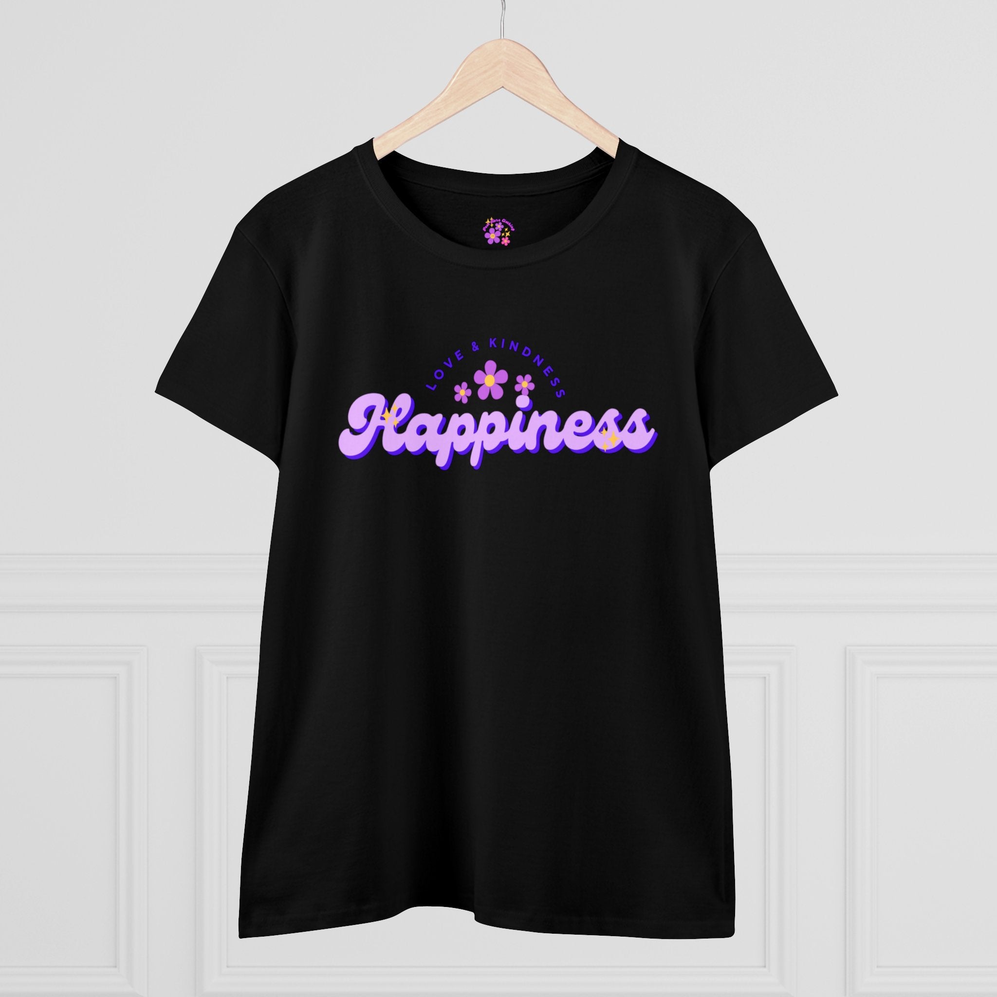 Happiness Midweight Cotton Tee (Front)