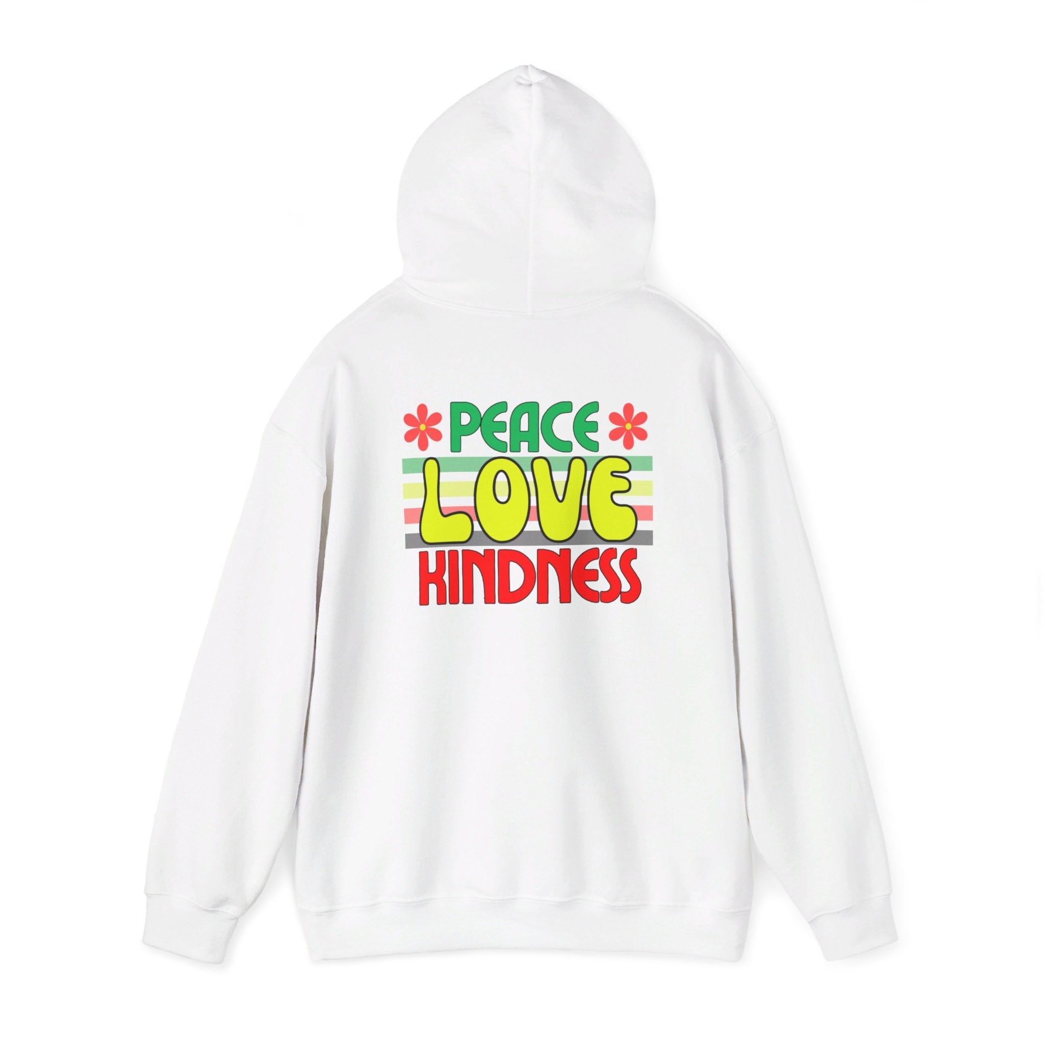 Peel Here Clothing's Peace Love Kindness Hoodie