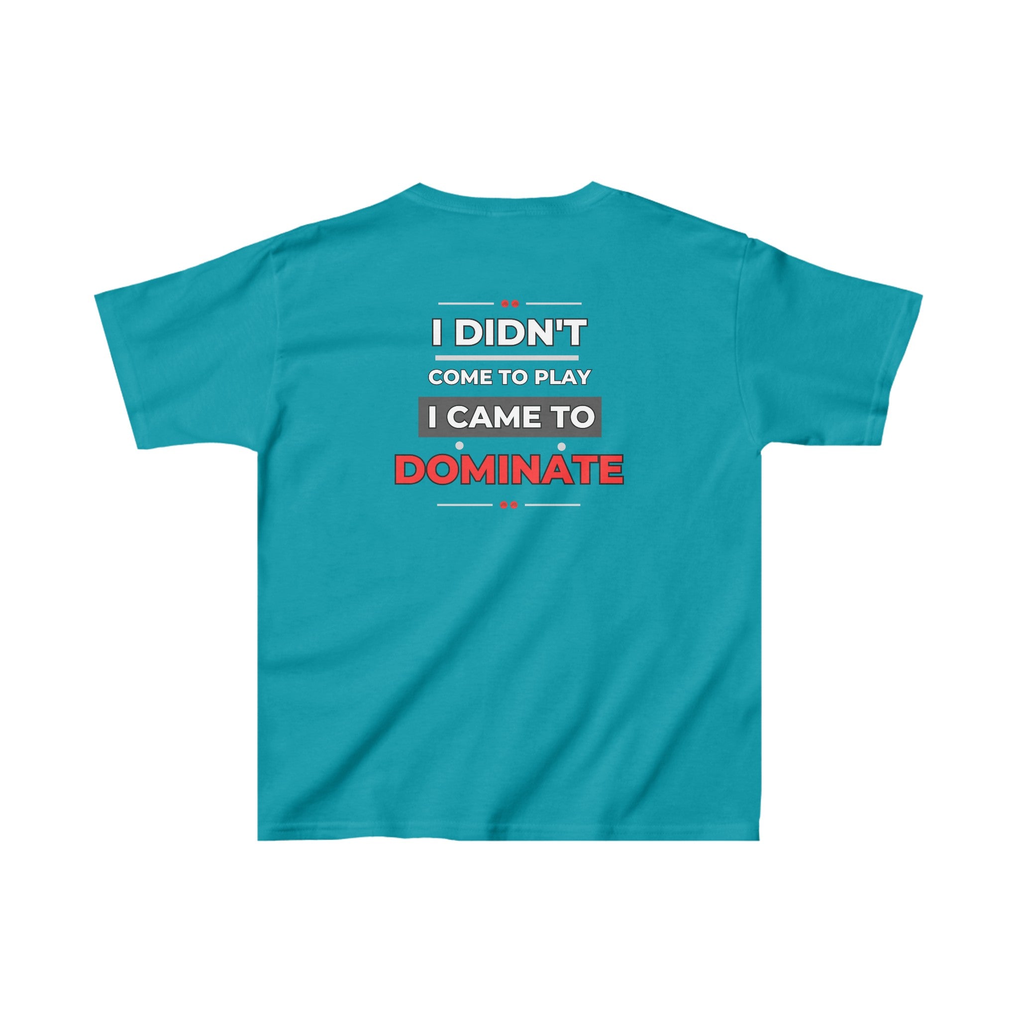 Childrens Peel Here I DIDNT COME TO PLAY T-SHIRT