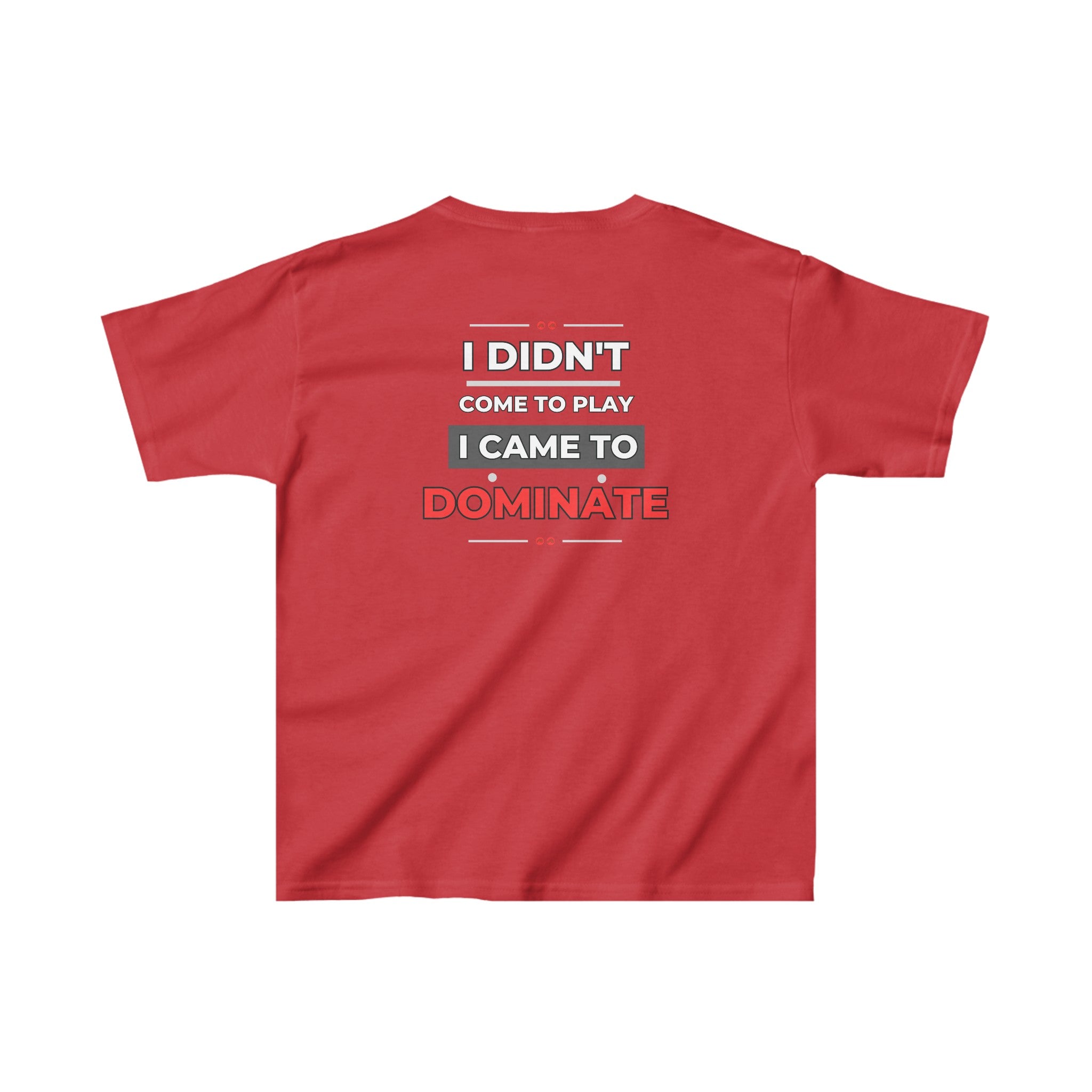 Childrens Peel Here I DIDNT COME TO PLAY T-SHIRT