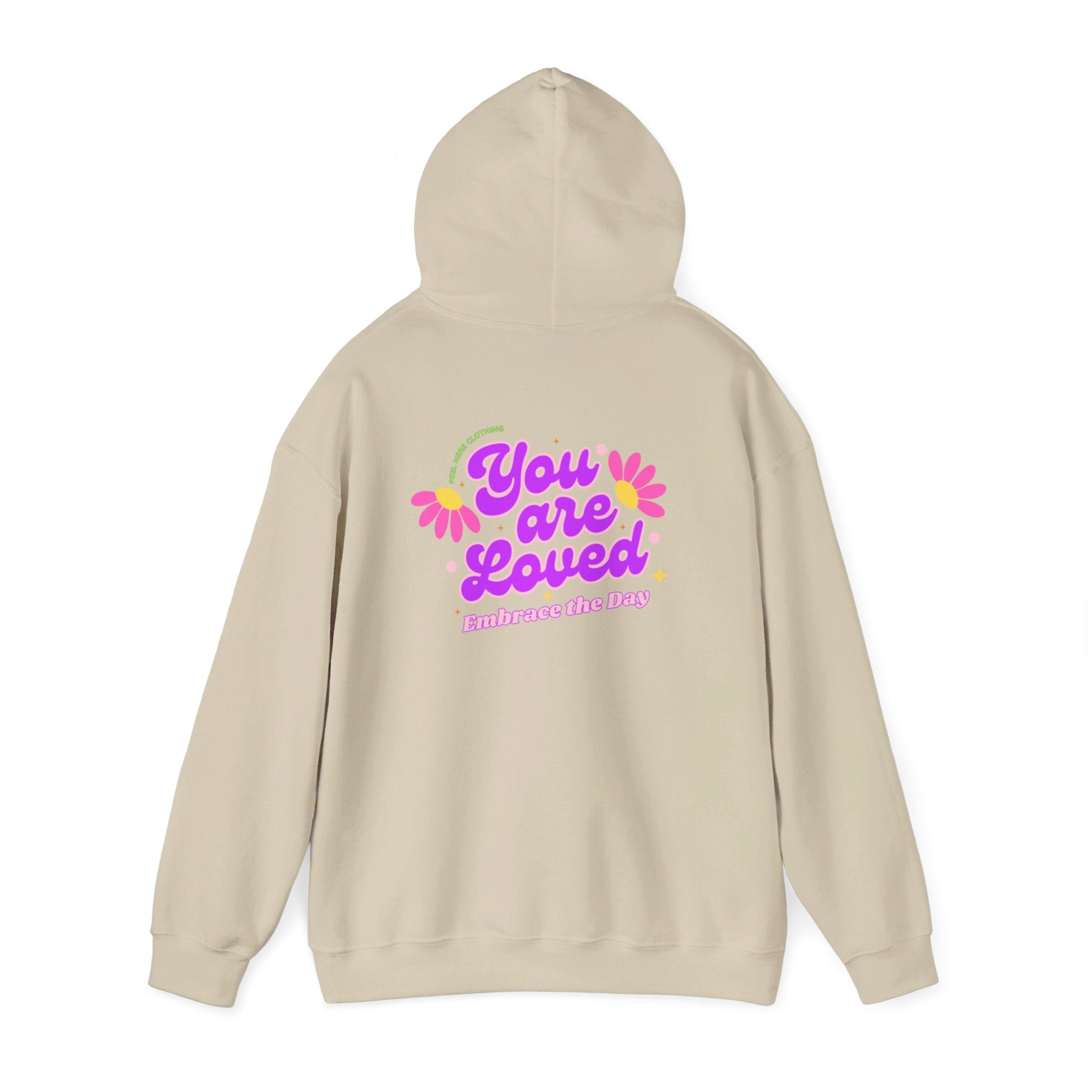 Peel Here Hoodies You Are Loved Hoodie