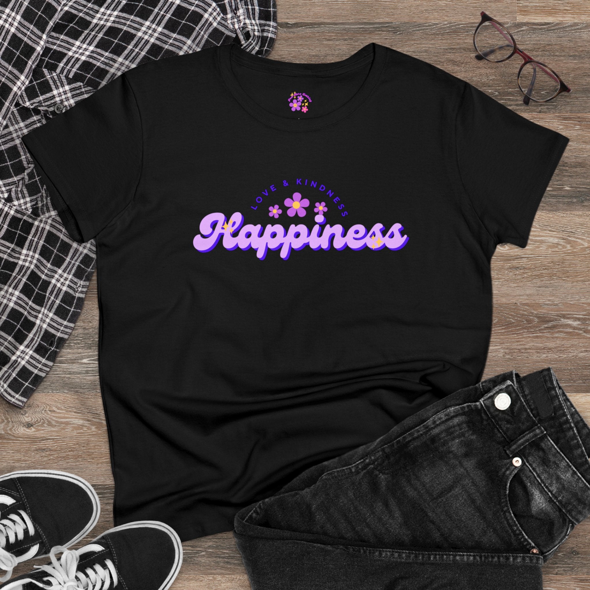 Happiness Midweight Cotton Tee (Front)