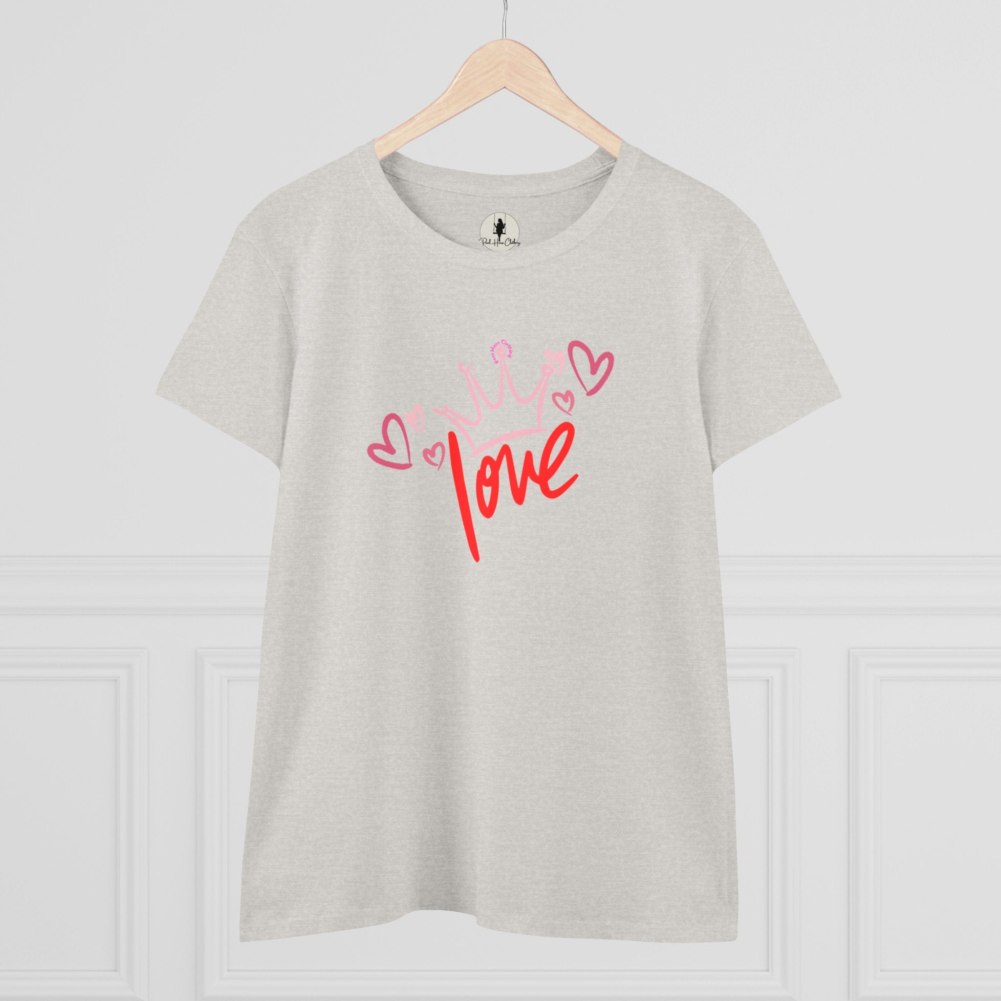 Love !!! Midweight Cotton Tee (Front)