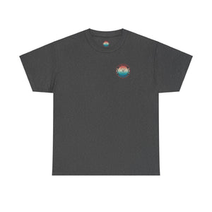 Retro Hibiscus Heavy Cotton Tee