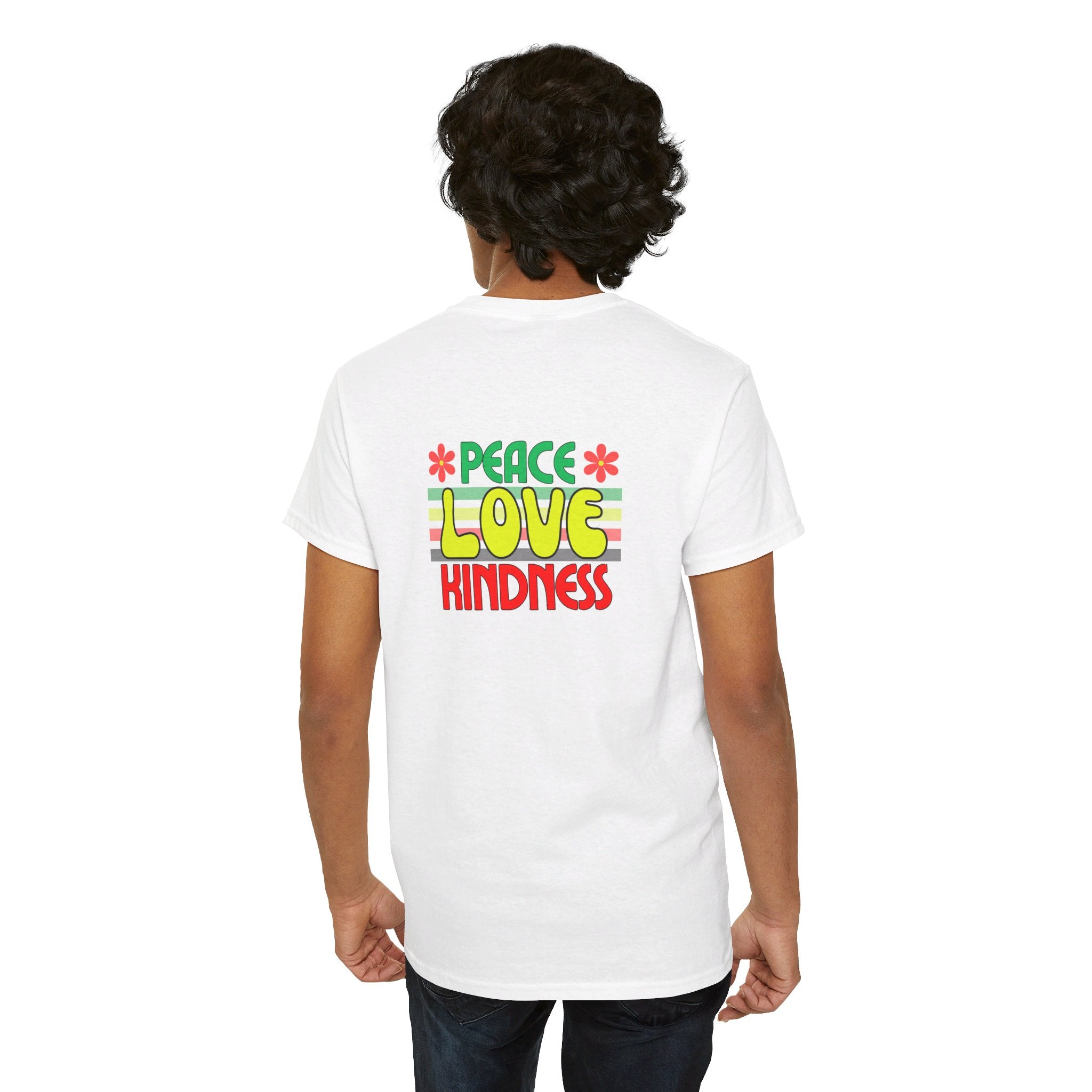 Peel Here Clothing Men's "Peace, Love, Kindness" T-Shirt"