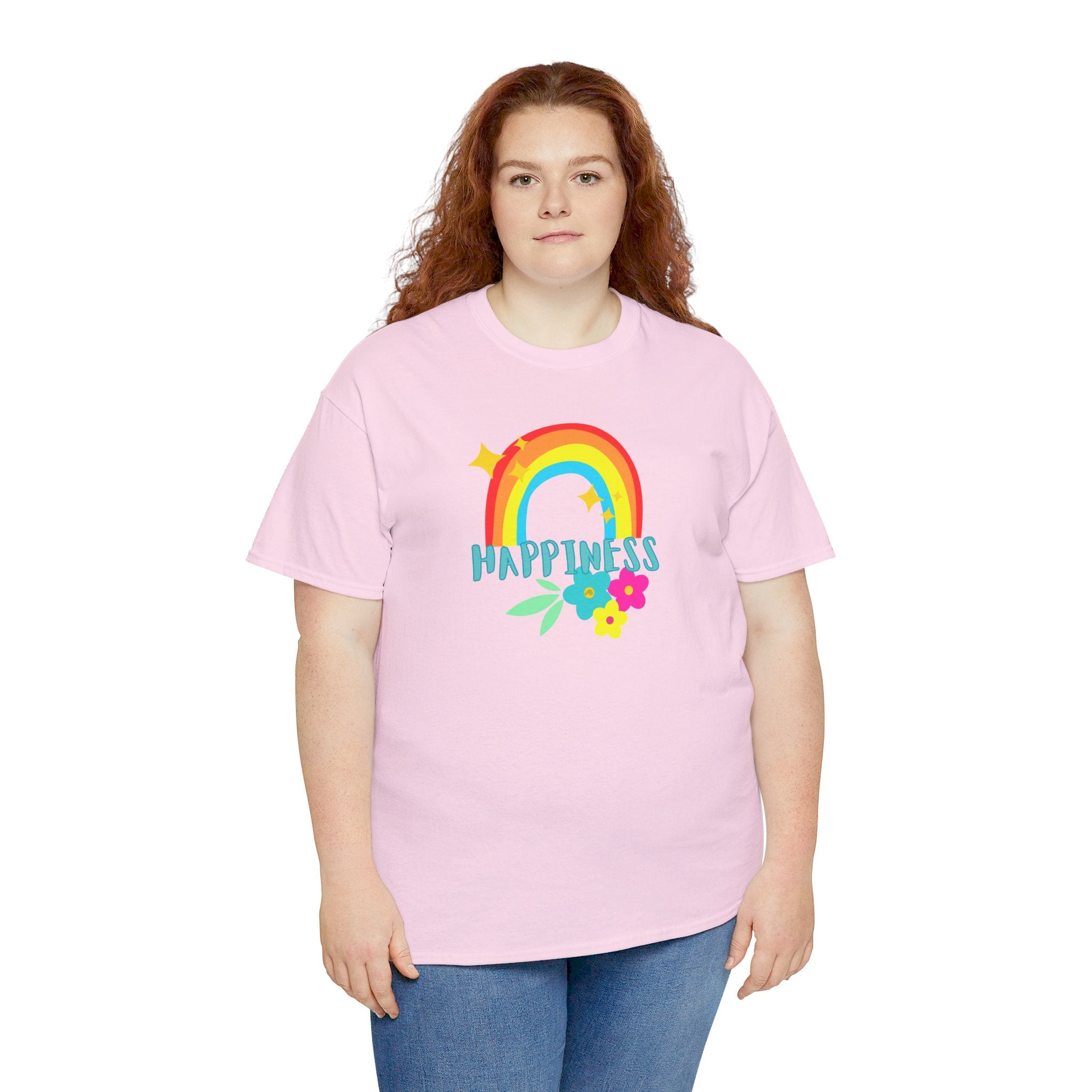 Peel Here Clothing Women's "Happiness Rainbow"