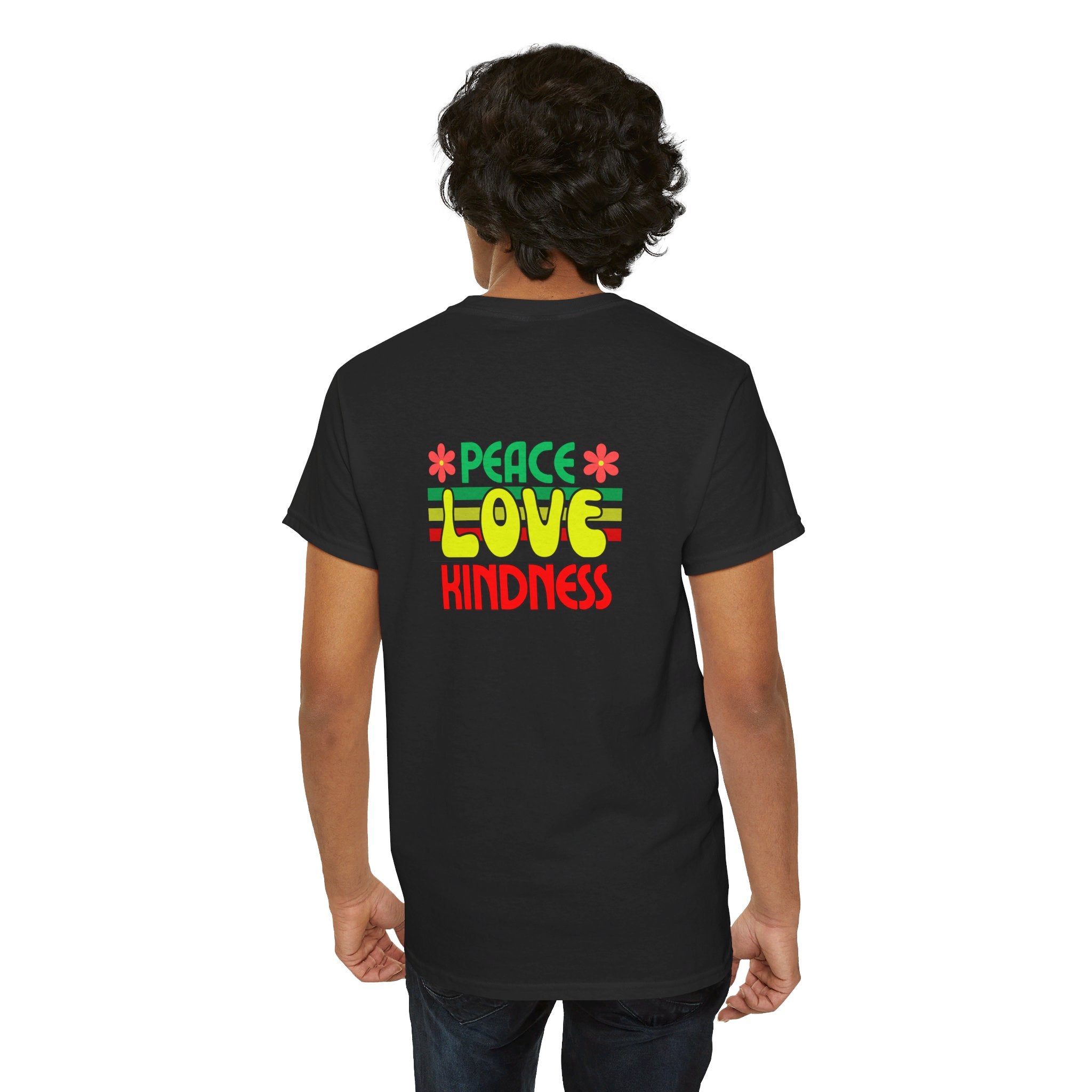 Peel Here Clothing Men's "Peace, Love, Kindness" T-Shirt"