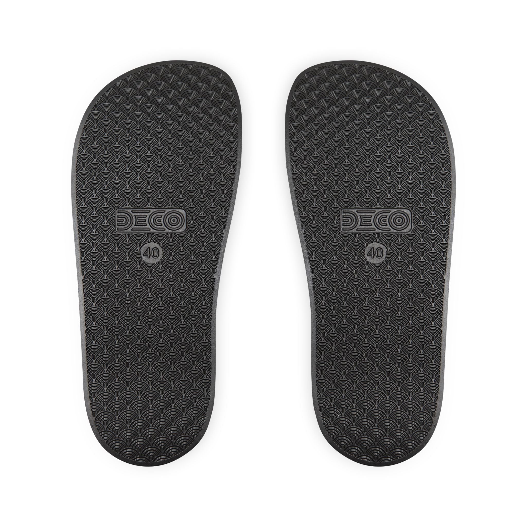 Peel Here Clothing's SEE, BELIEVE, ACHIEVE Men's Removable-Strap Sandals