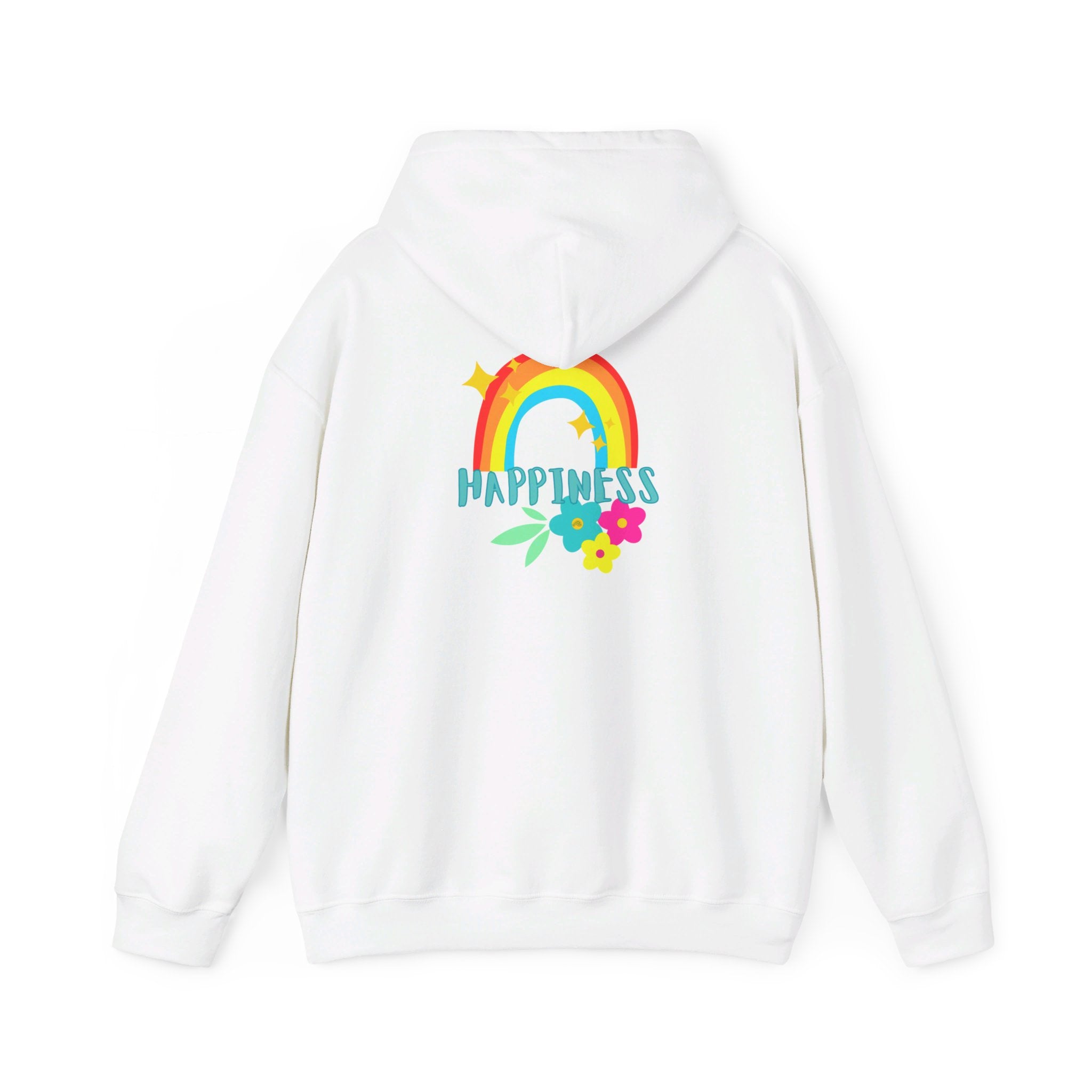 Peel Here Clothings Happy Rainbow Hoodie