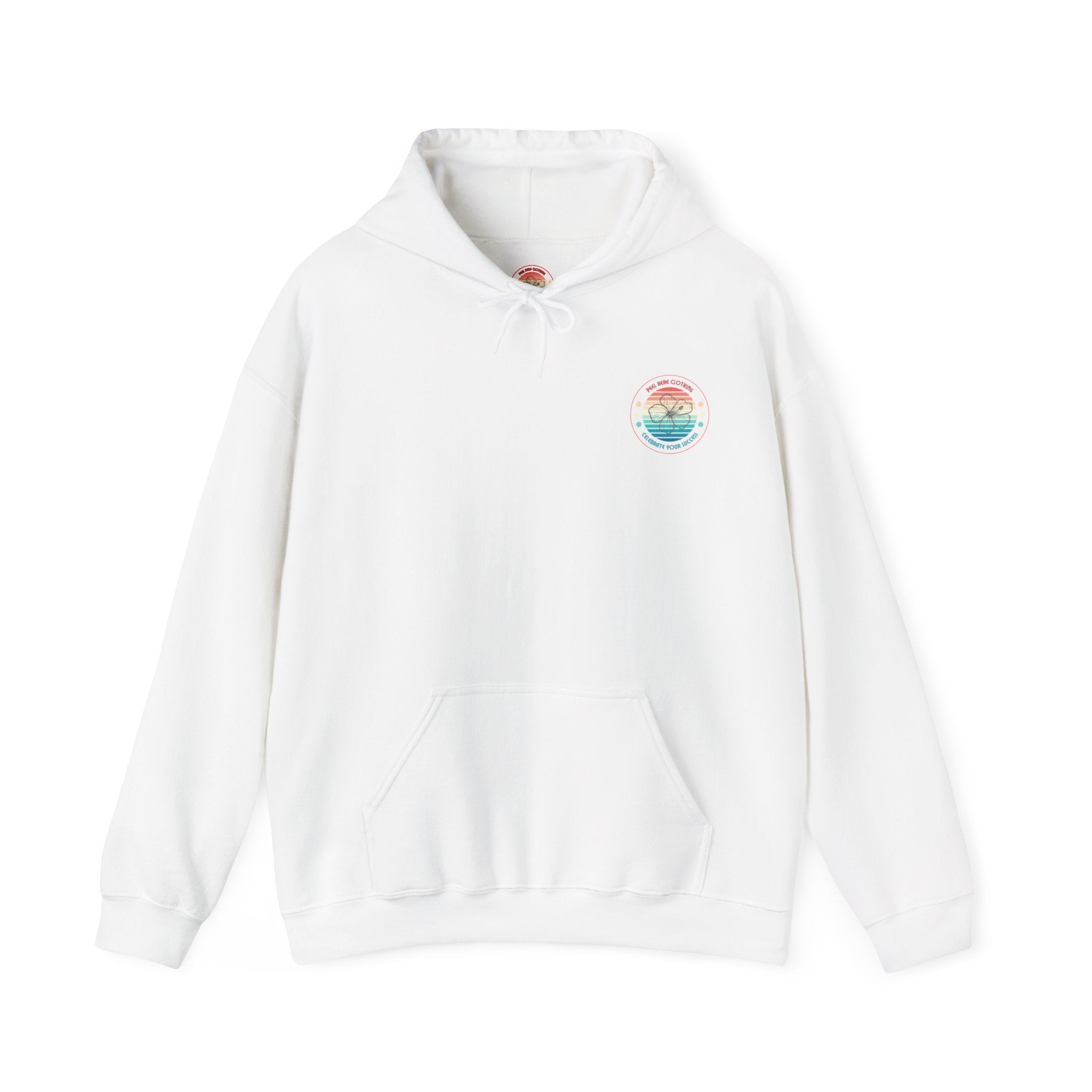 Retro Hibiscus Hooded Sweatshirt