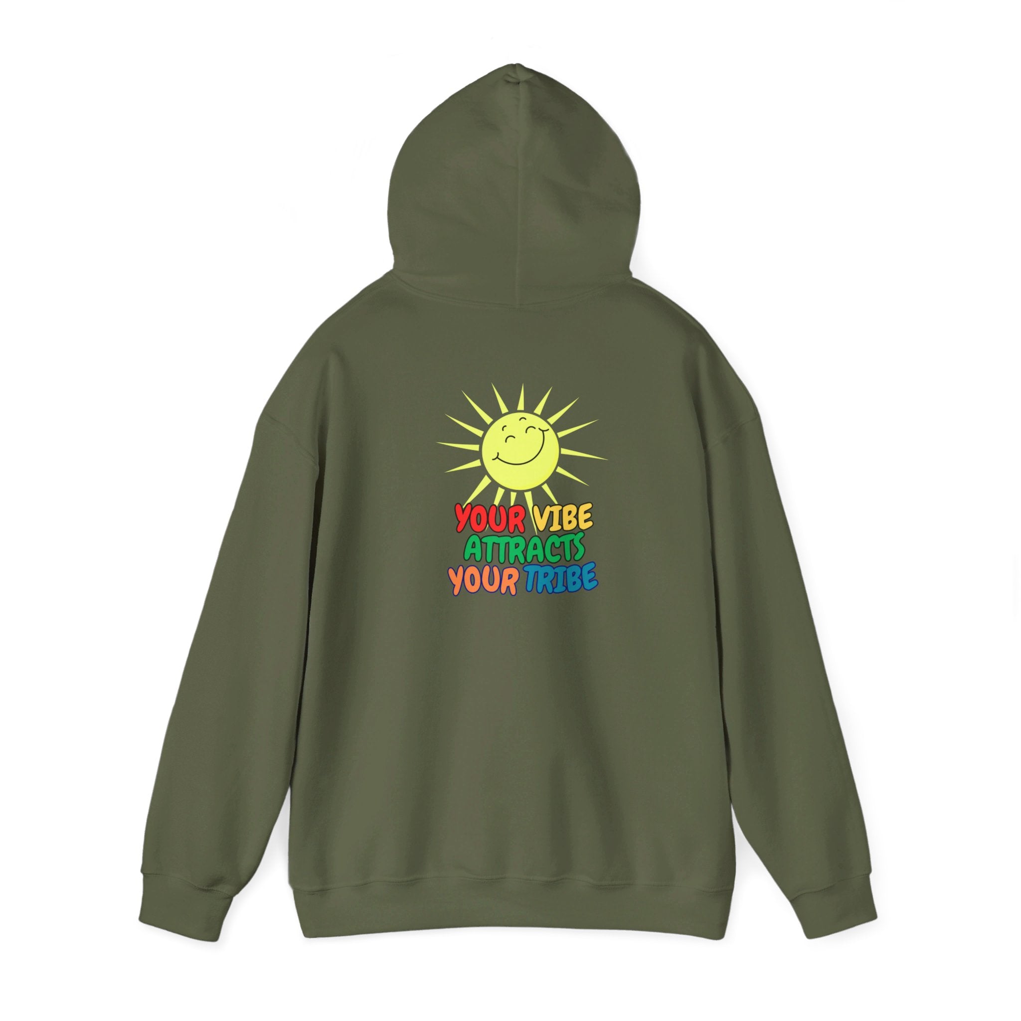 Peel Here Clothing's Your Vibe Attracts Your Tribe Hoodie