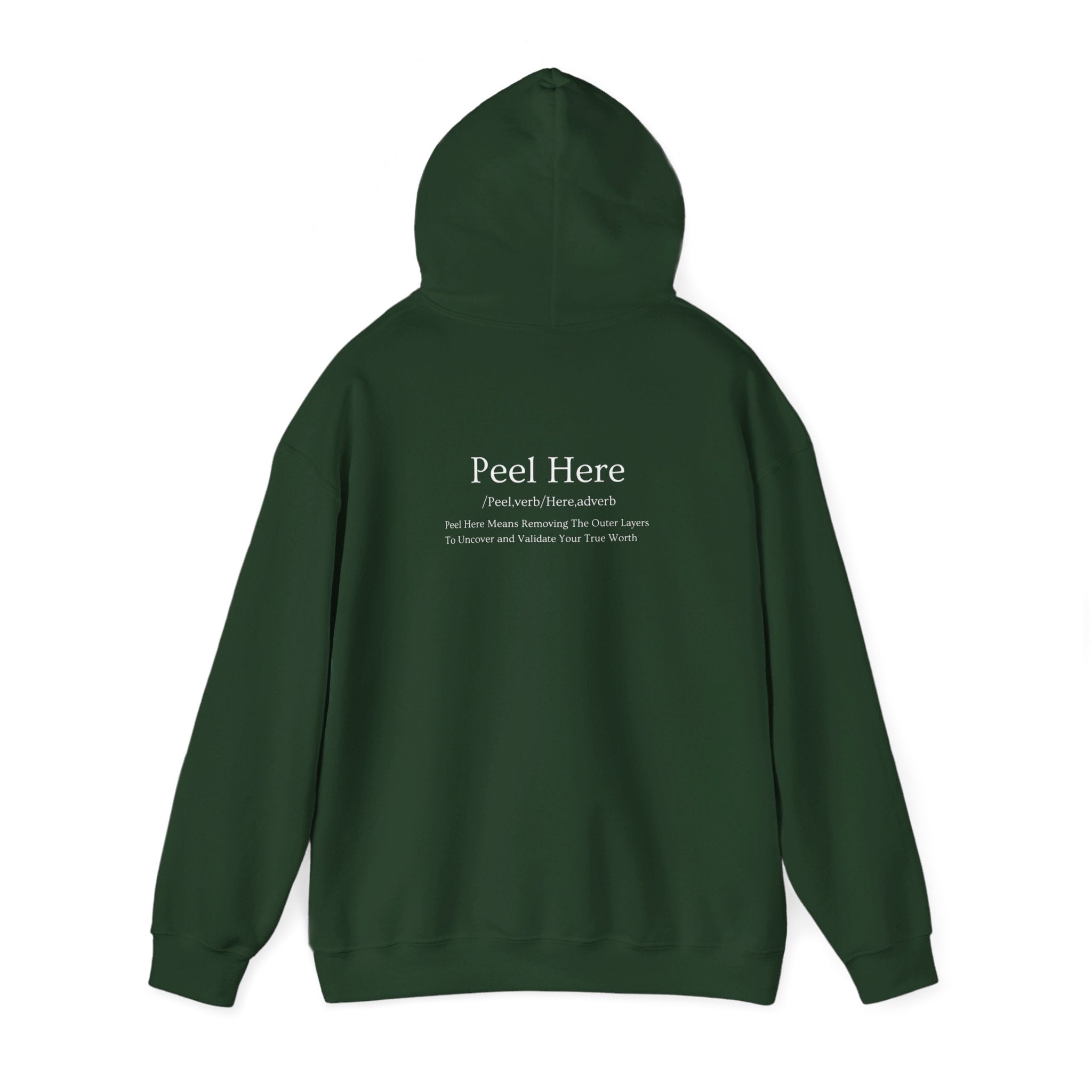 Peel Here Definition Hooded Sweatshirt