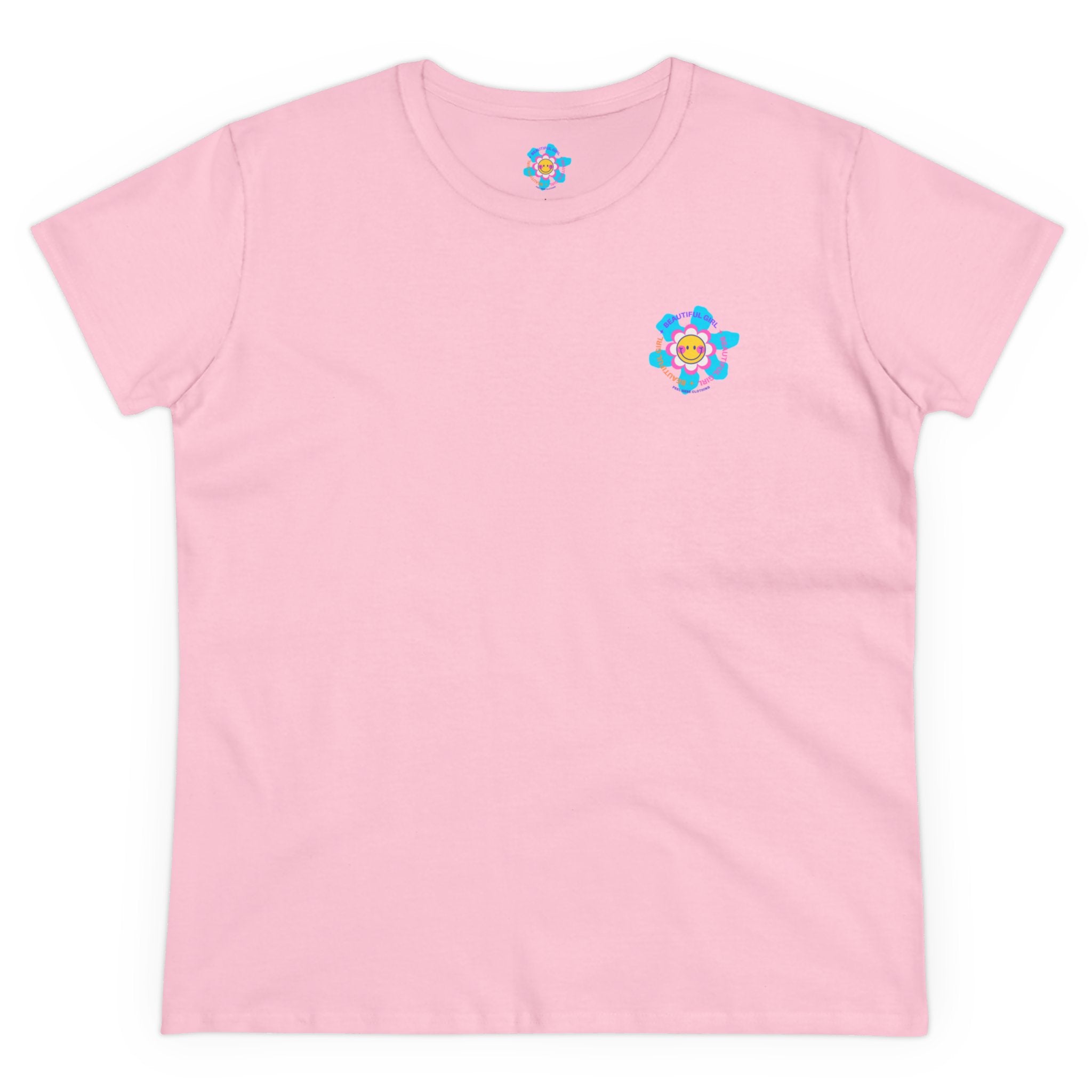 Beautiful Girl Midweight Cotton Tee (Back)