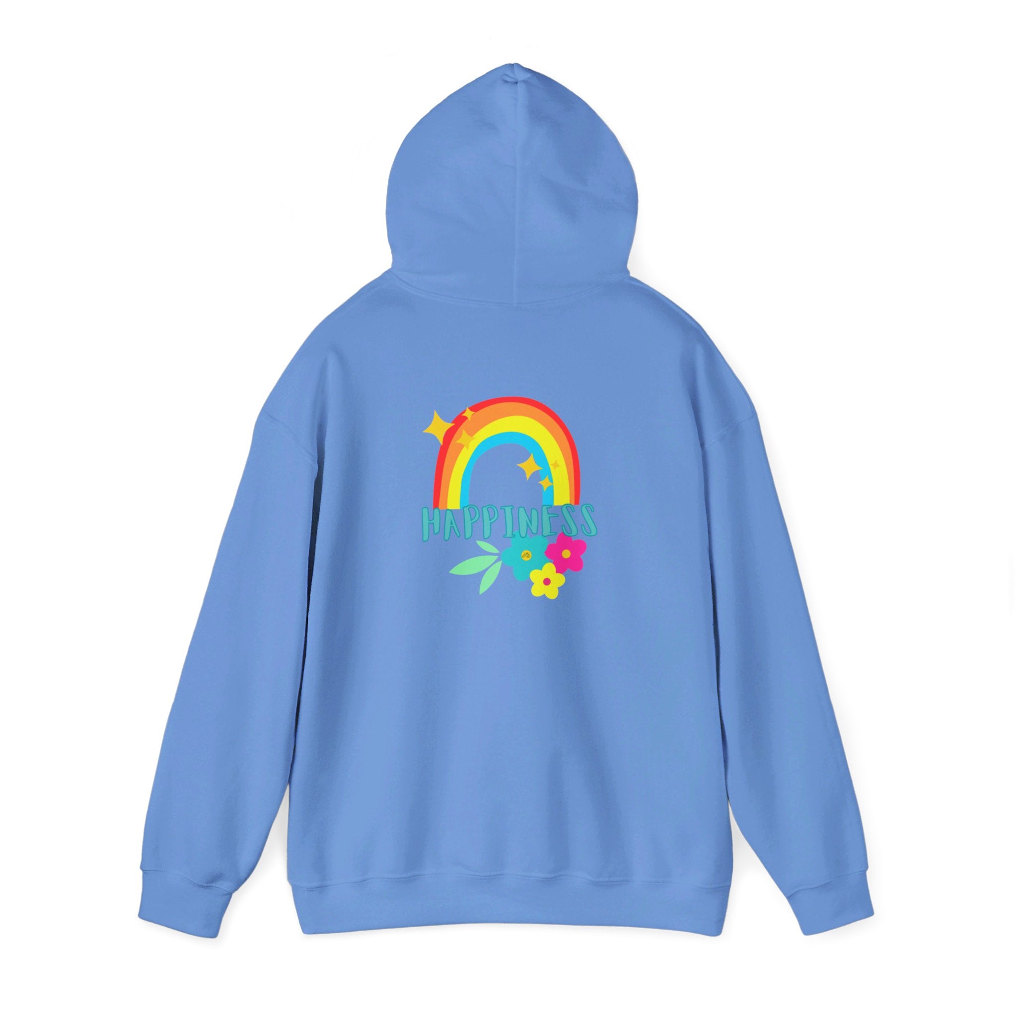 Peel Here Clothings Happy Rainbow Hoodie