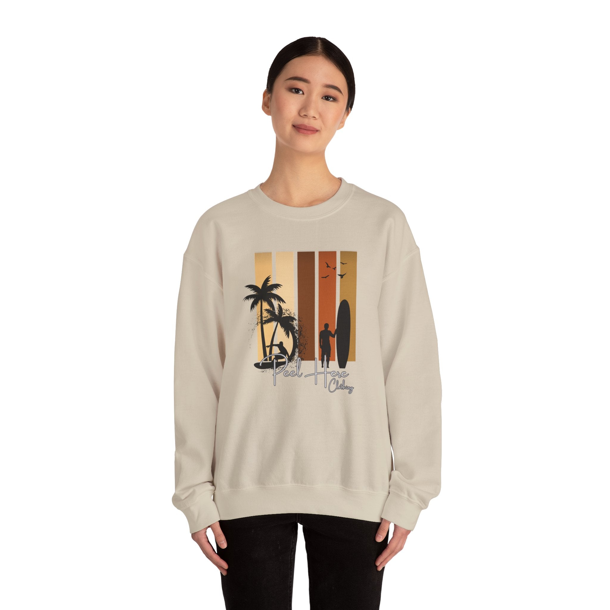 Boards and Surf Crewneck Sweatshirt