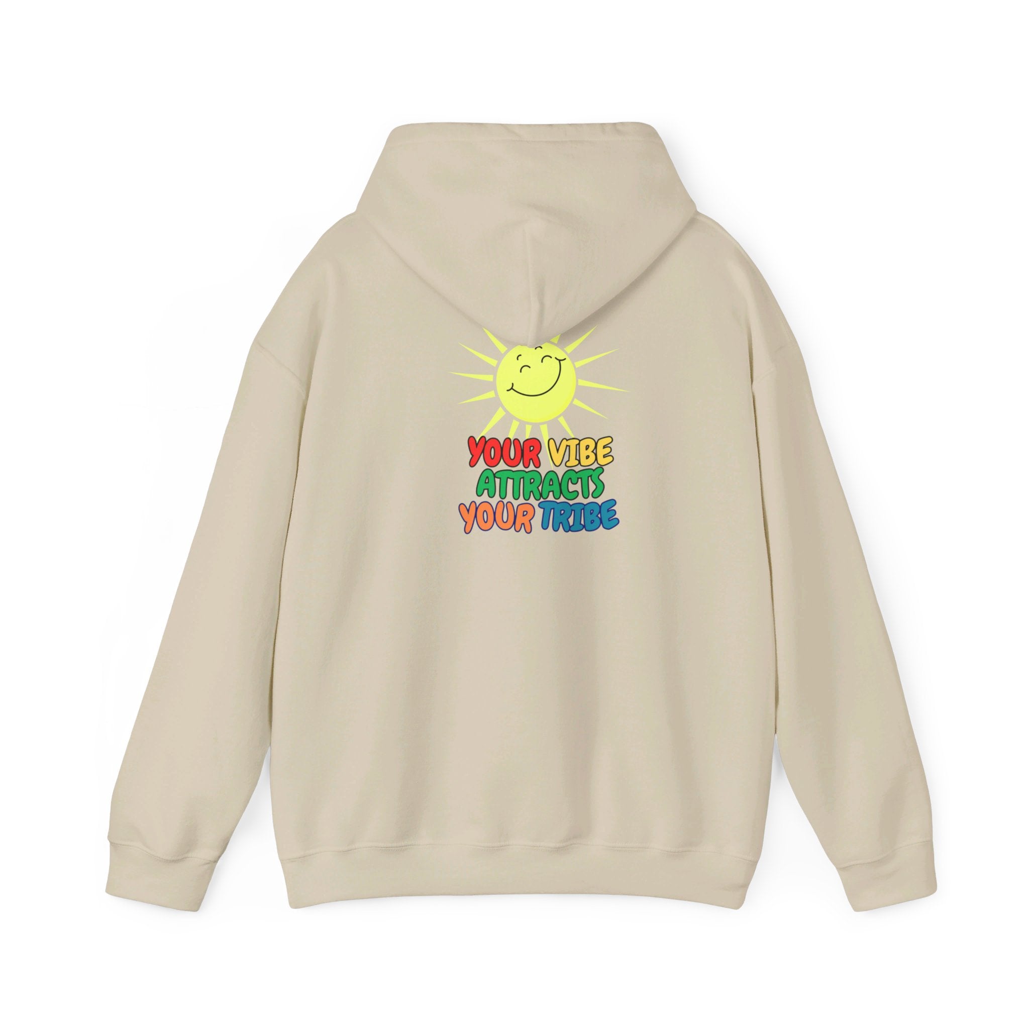 Peel Here Clothing's Your Vibe Attracts Your Tribe Hoodie