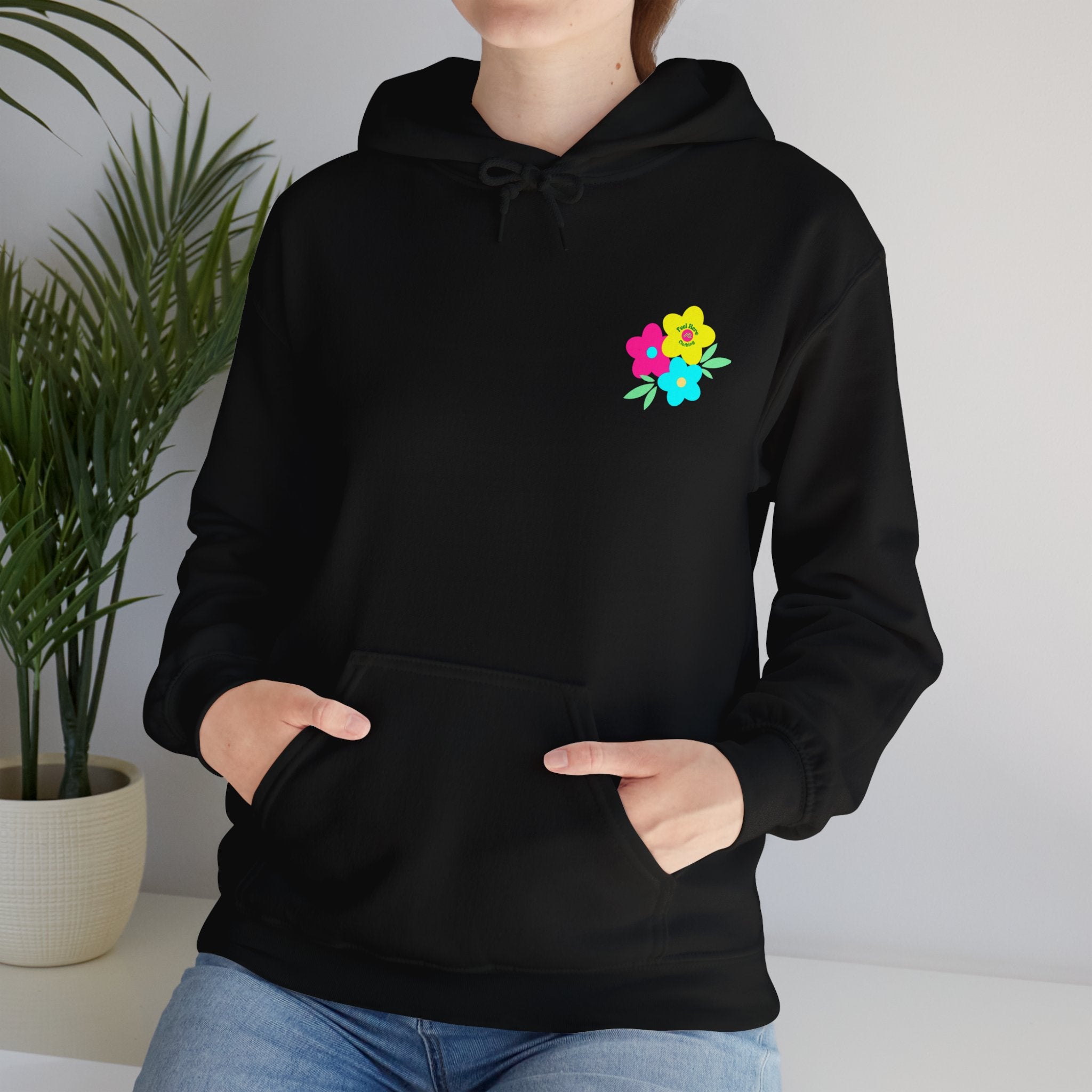 Peel Here Clothings Happy Rainbow Hoodie