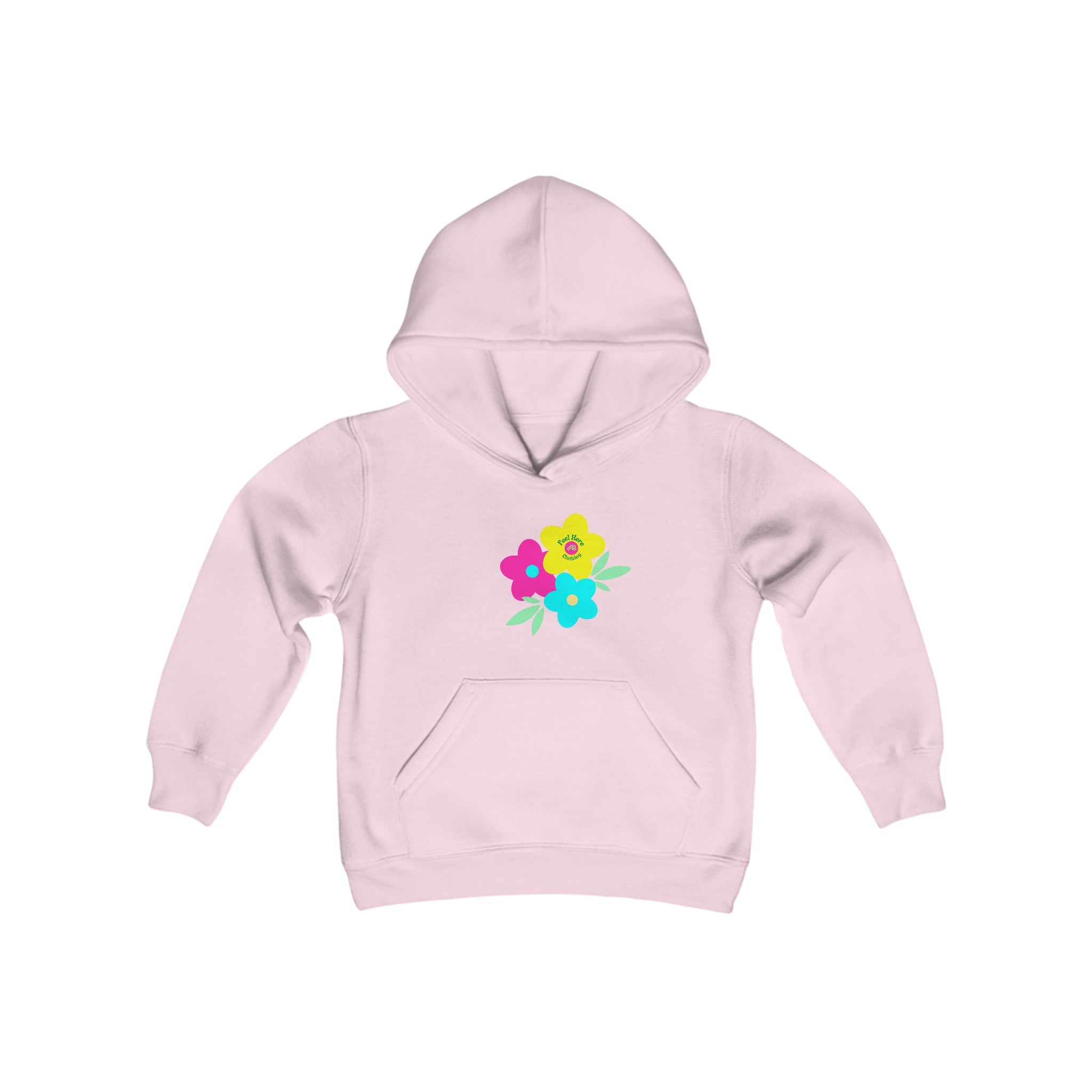 Peel Here Clothings Childrens Happy Rainbow Hoodie