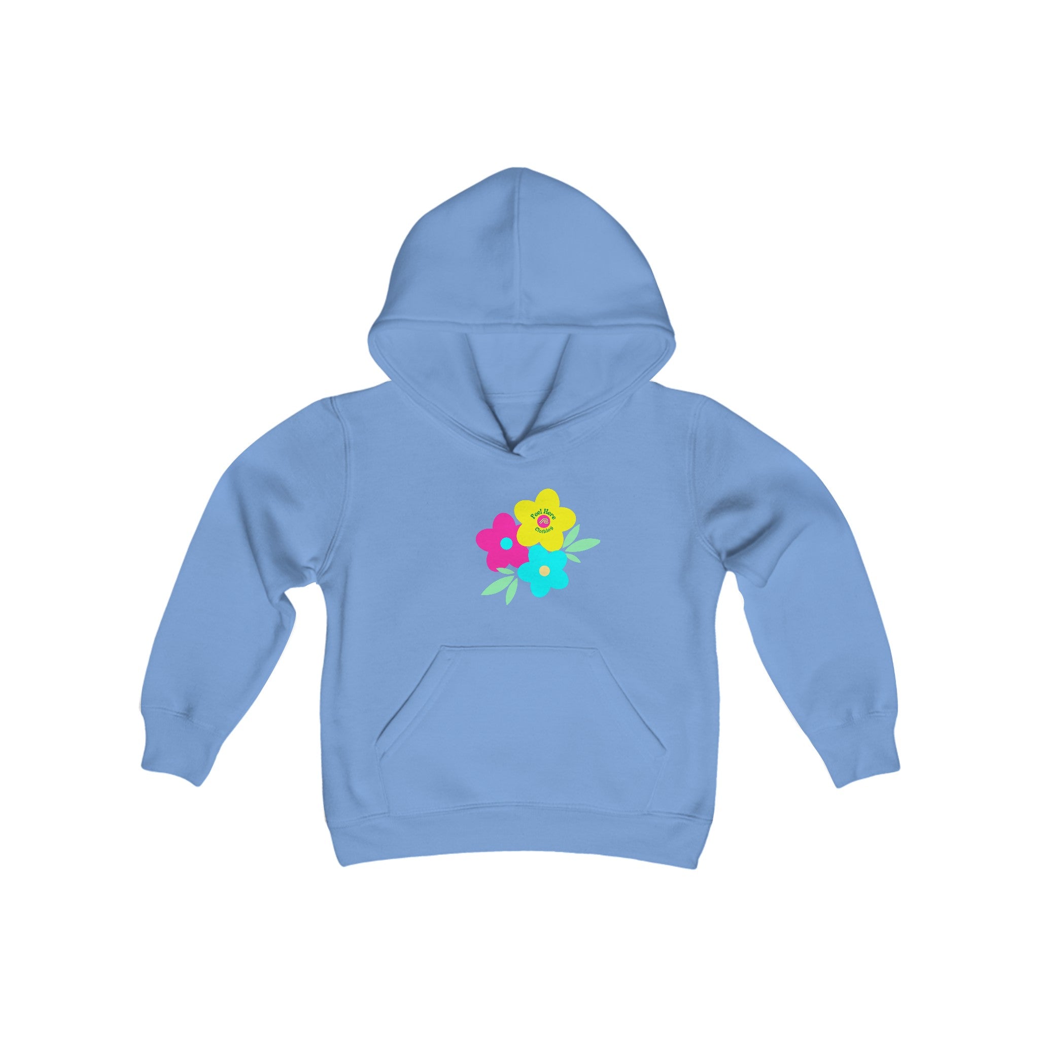 Peel Here Clothings Childrens Happy Rainbow Hoodie