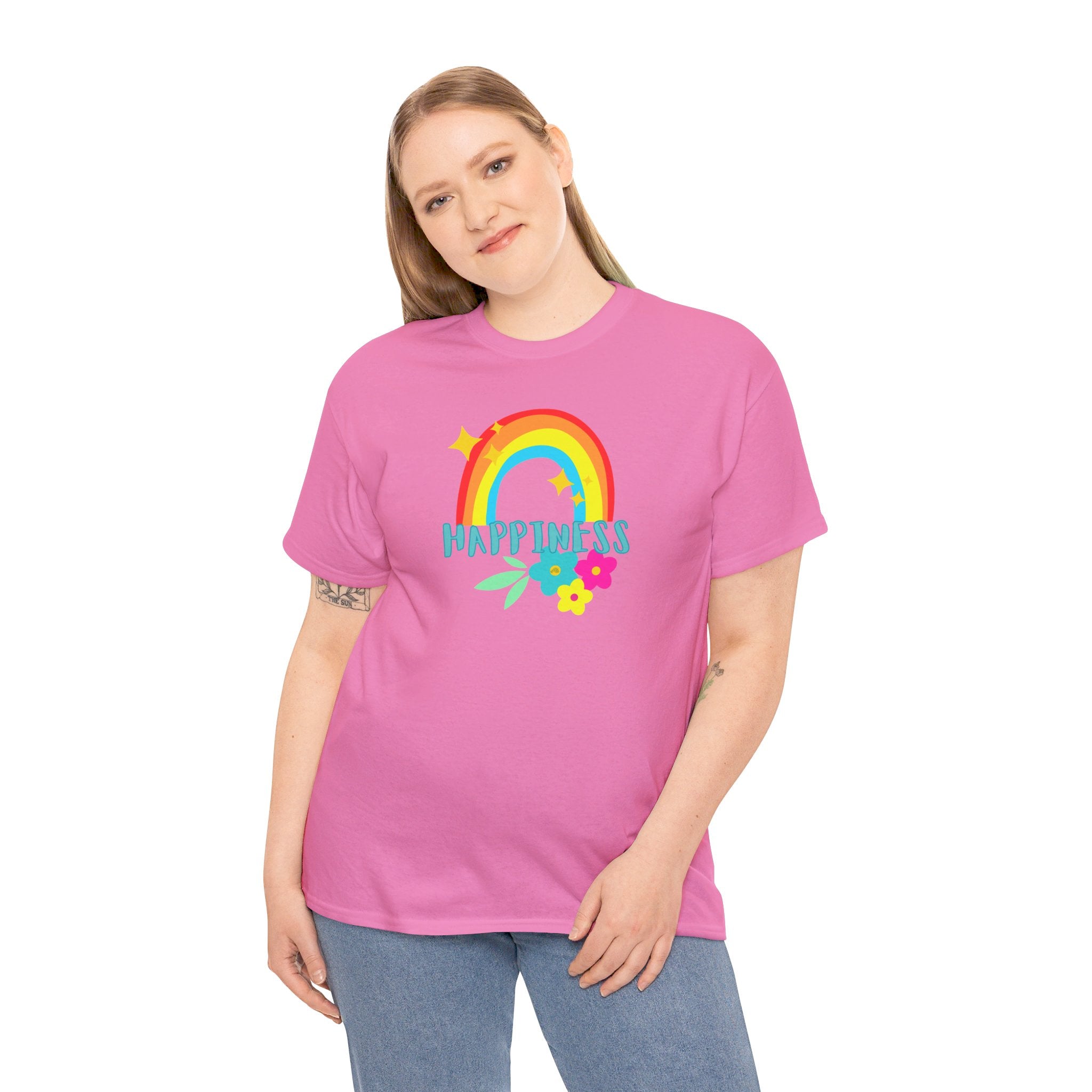 Peel Here Clothing Women's "Happiness Rainbow"