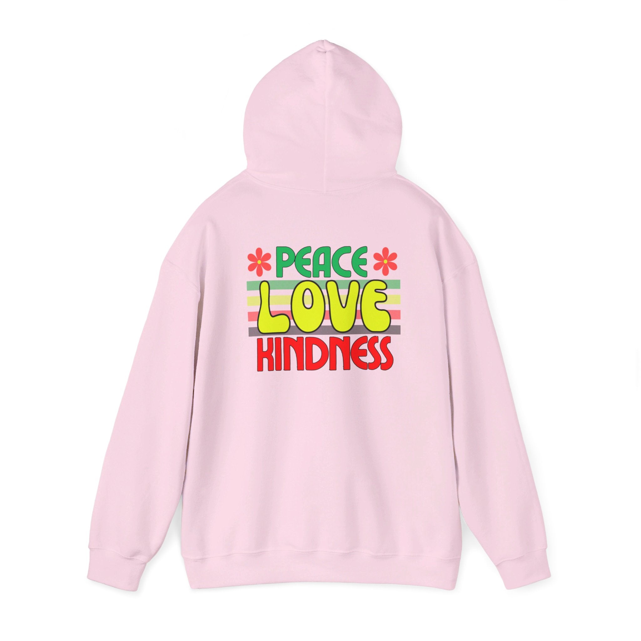 Peel Here Clothing's Peace Love Kindness Hoodie