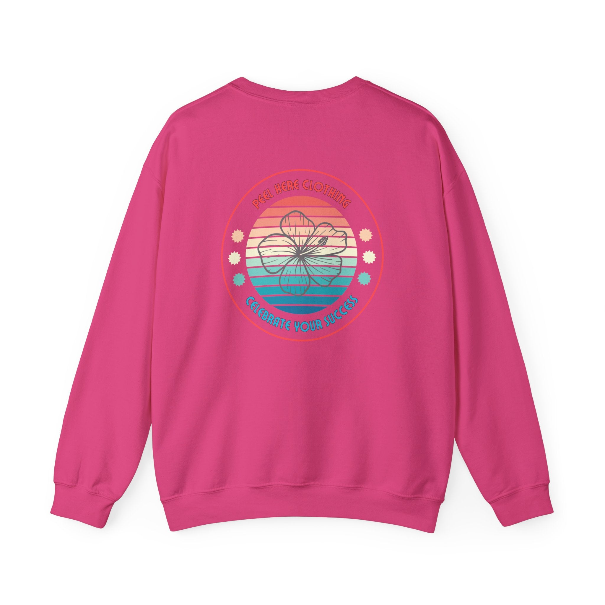 Retro Hibiscus Crewneck Sweatshirt