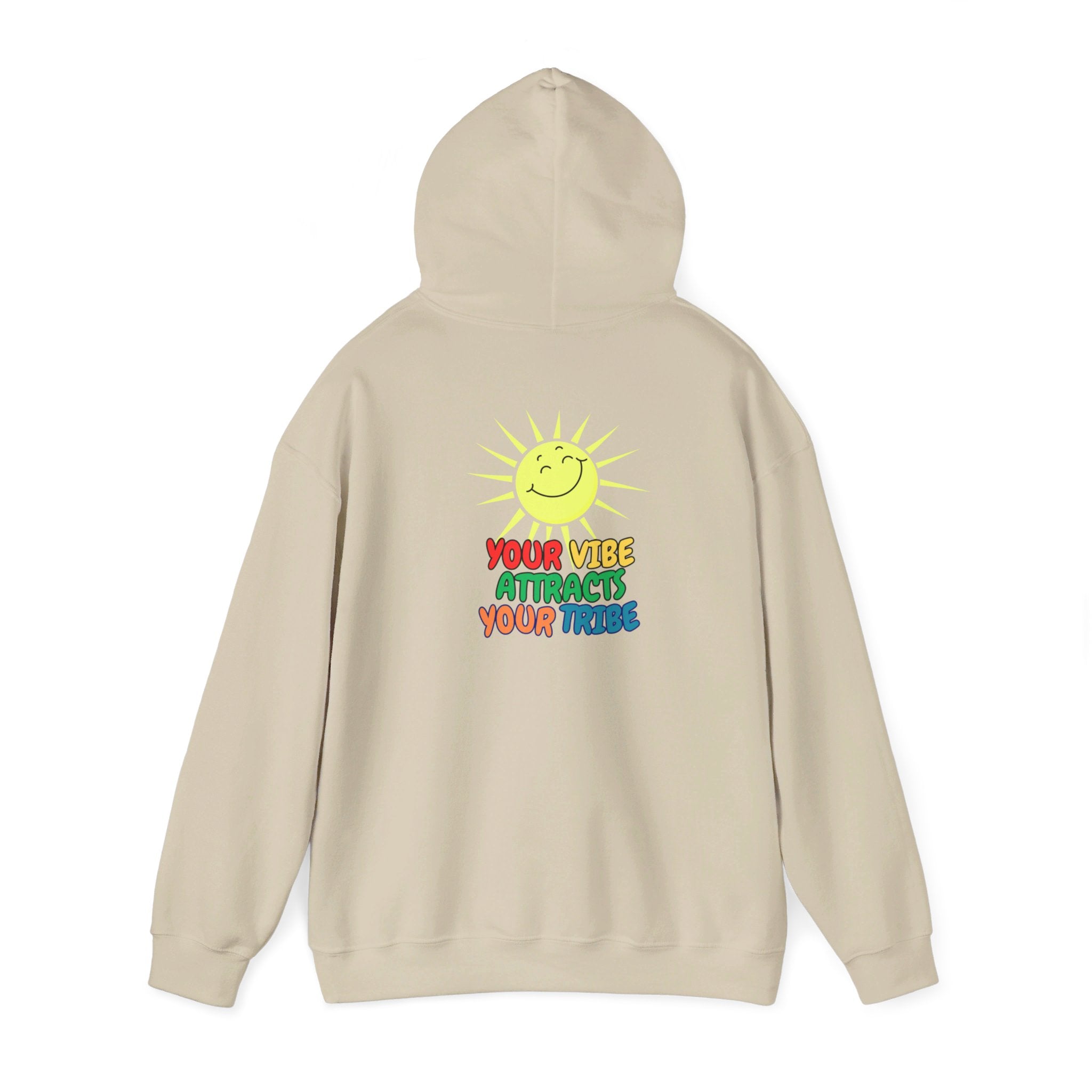 Peel Here Clothing's Your Vibe Attracts Your Tribe Hoodie