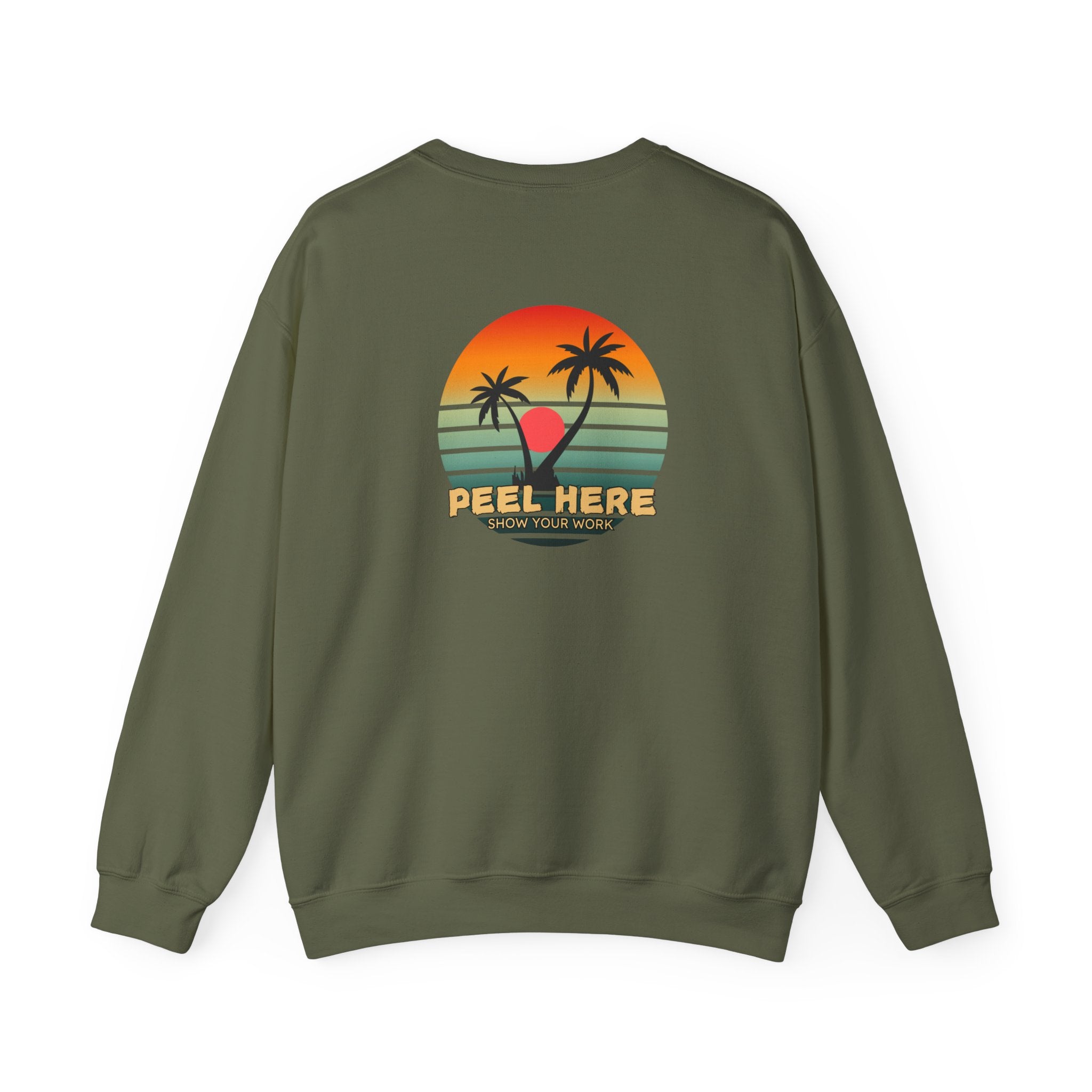 Tropical Retro Dot Crewneck Sweatshirt