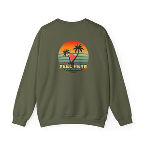 Tropical Retro Dot Crewneck Sweatshirt