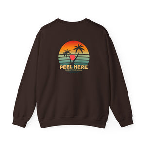 Tropical Retro Dot Crewneck Sweatshirt