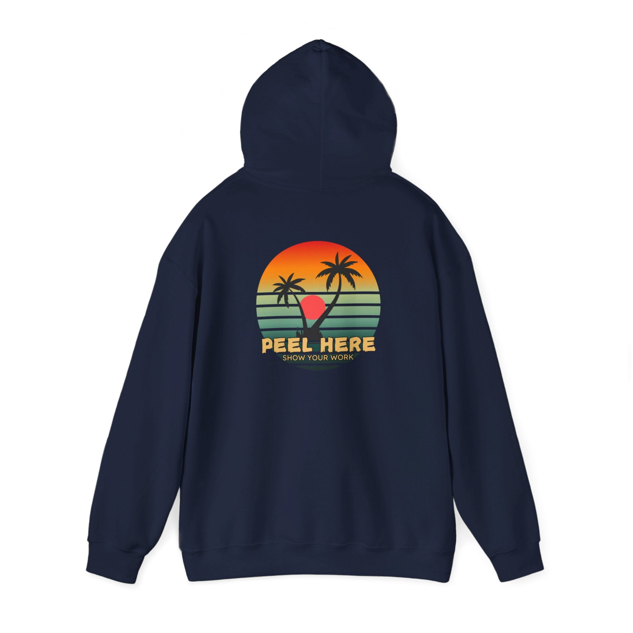 Peel here clothing's Island sun Hoodie