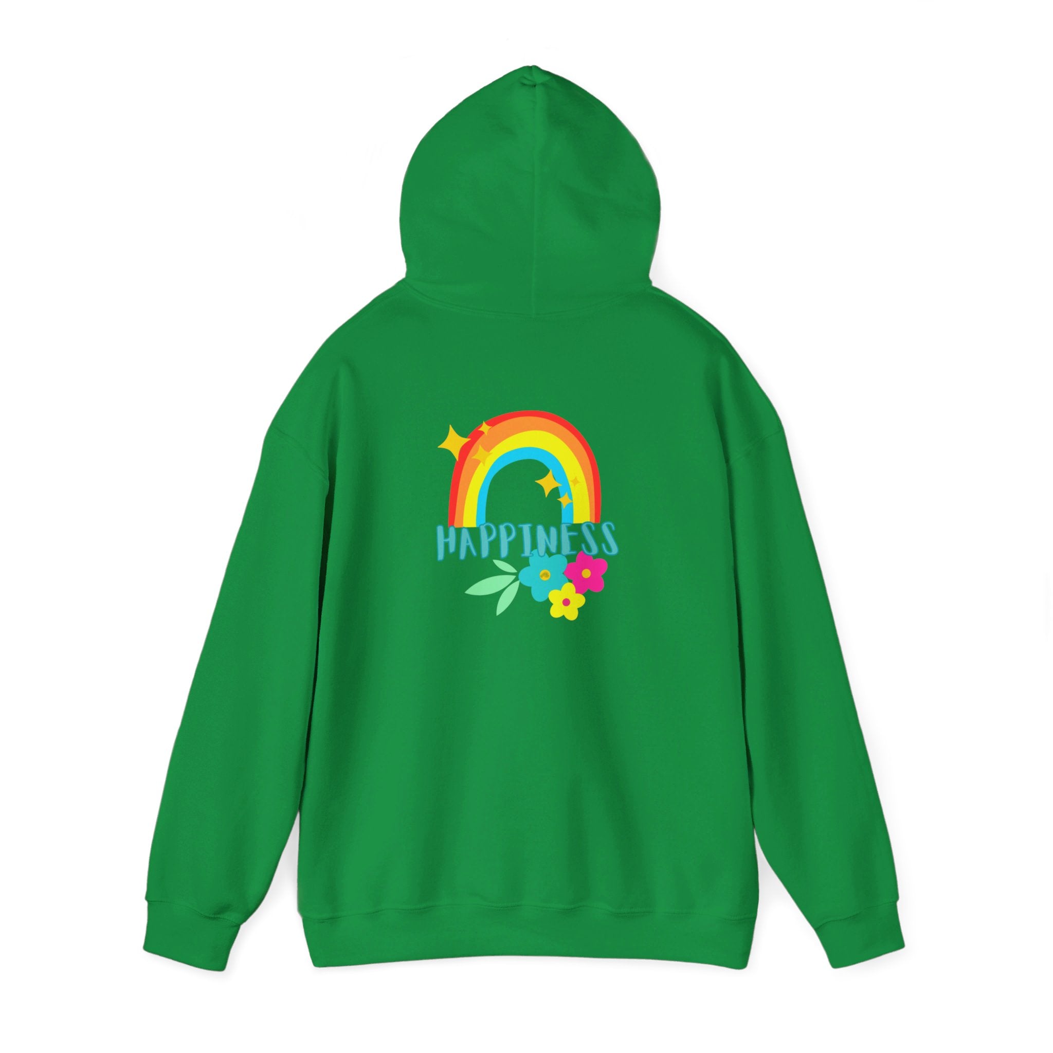 Peel Here Clothings Happy Rainbow Hoodie