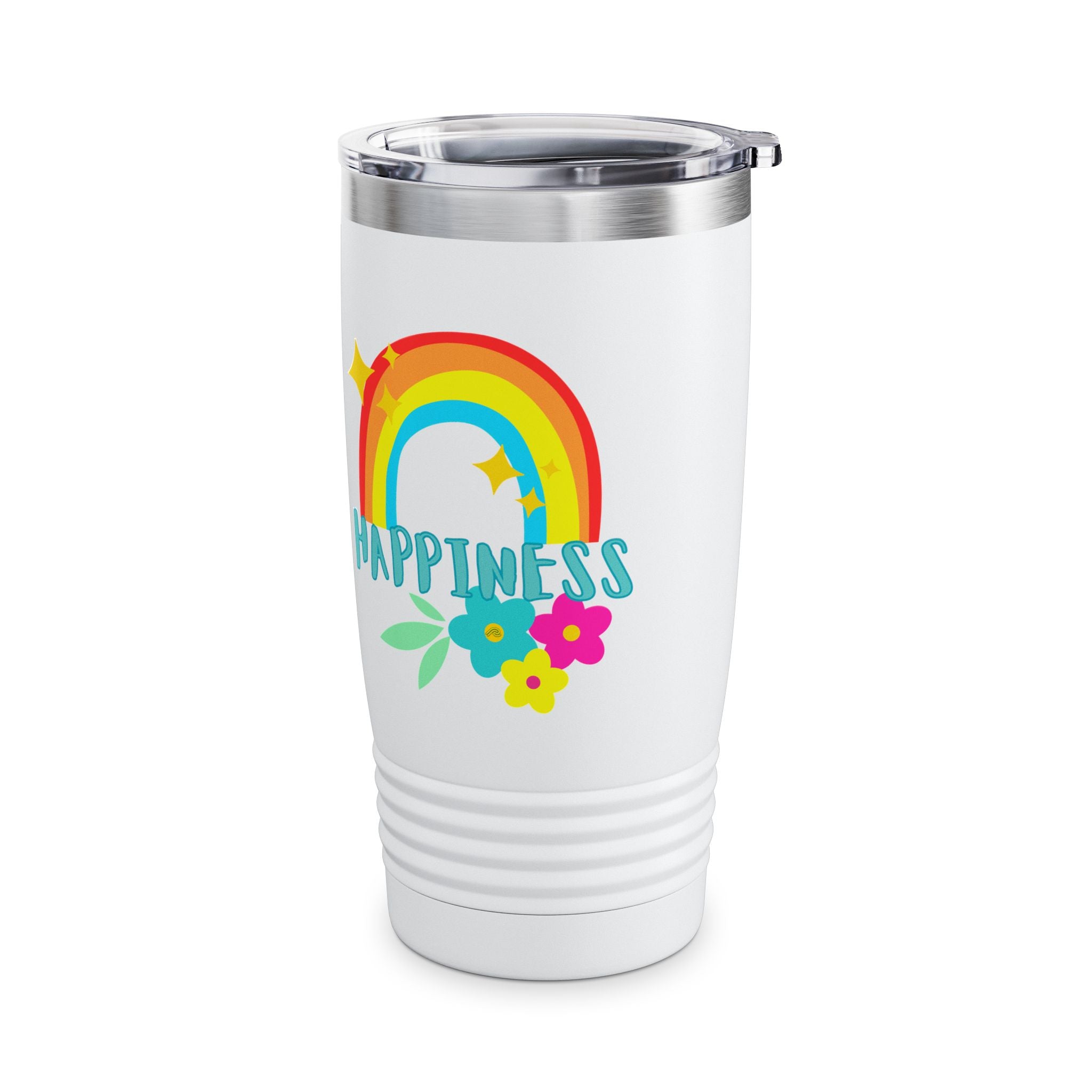 Peel Here "Happiness Rainbow"Tumbler, 20oz