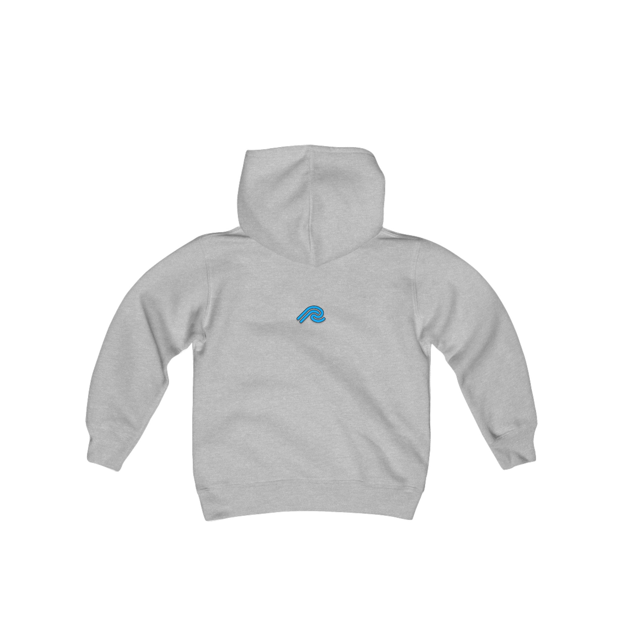 Peel Here Clothings Wave and Sun childrens hoodie