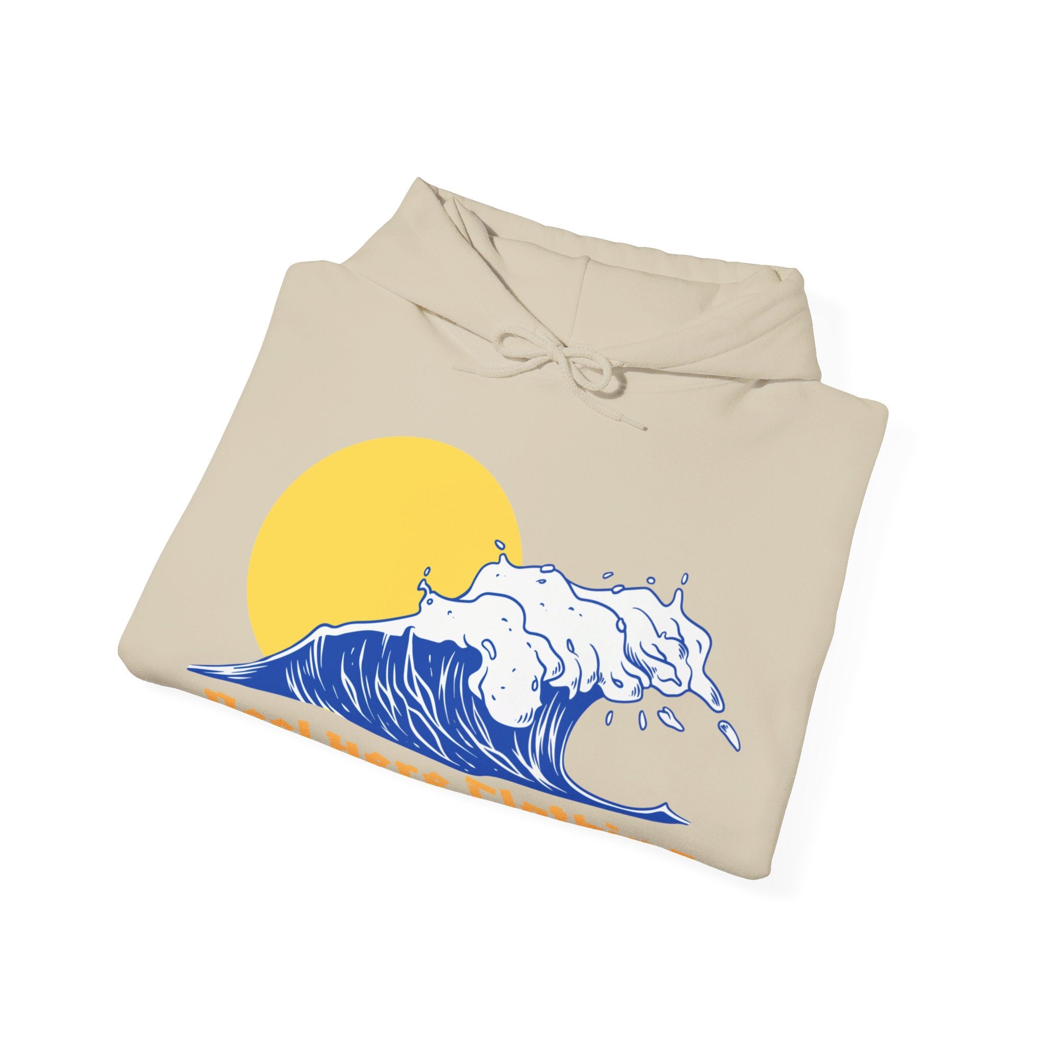 Peel Here Clothings Waves and Sun Hoodie