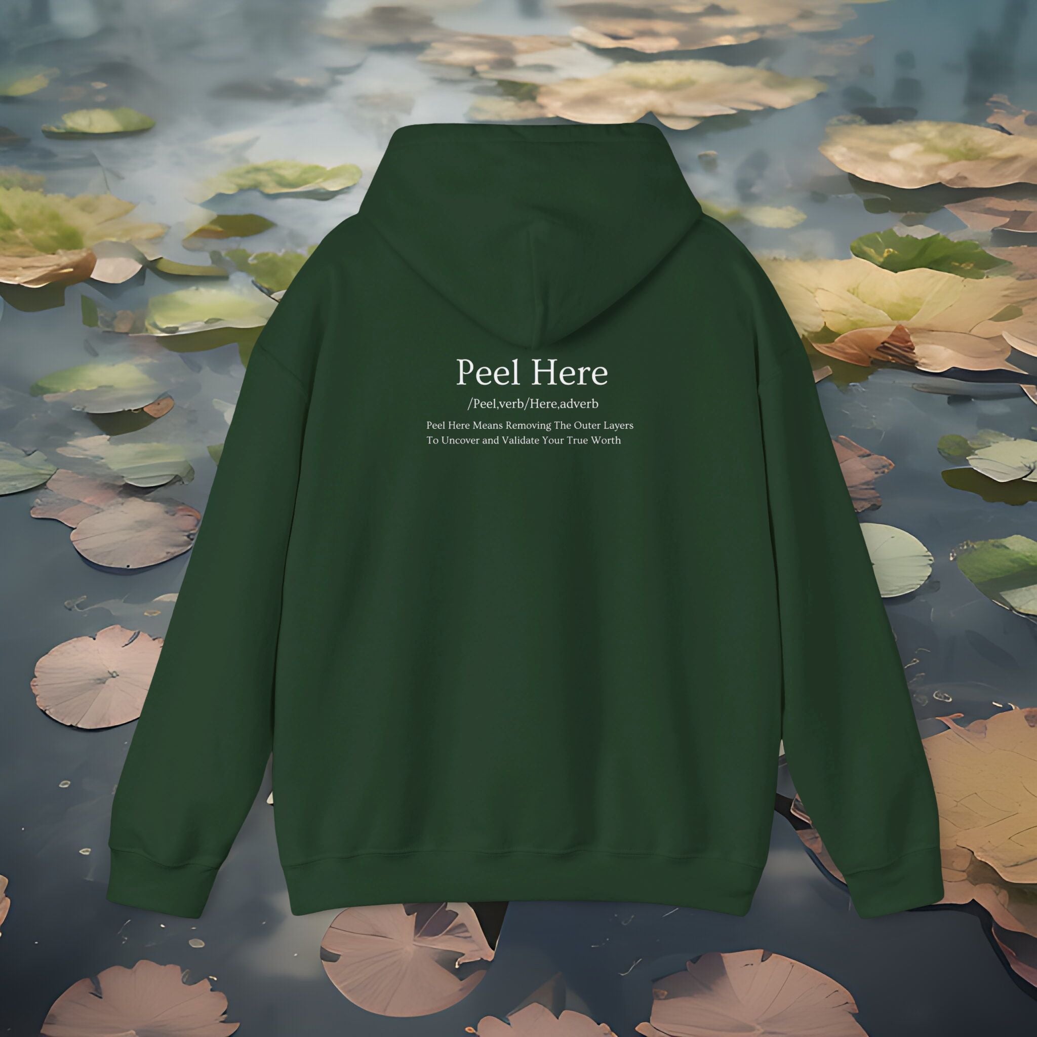 Peel Here Definition Hooded Sweatshirt