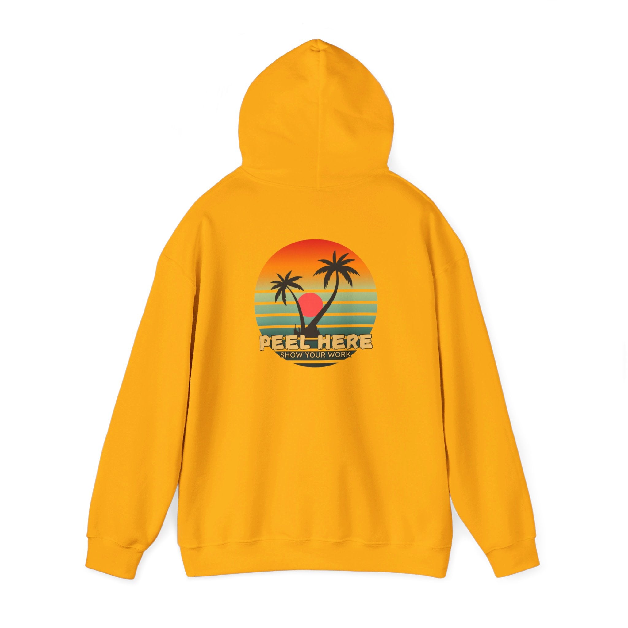 Peel here clothing's Island sun Hoodie