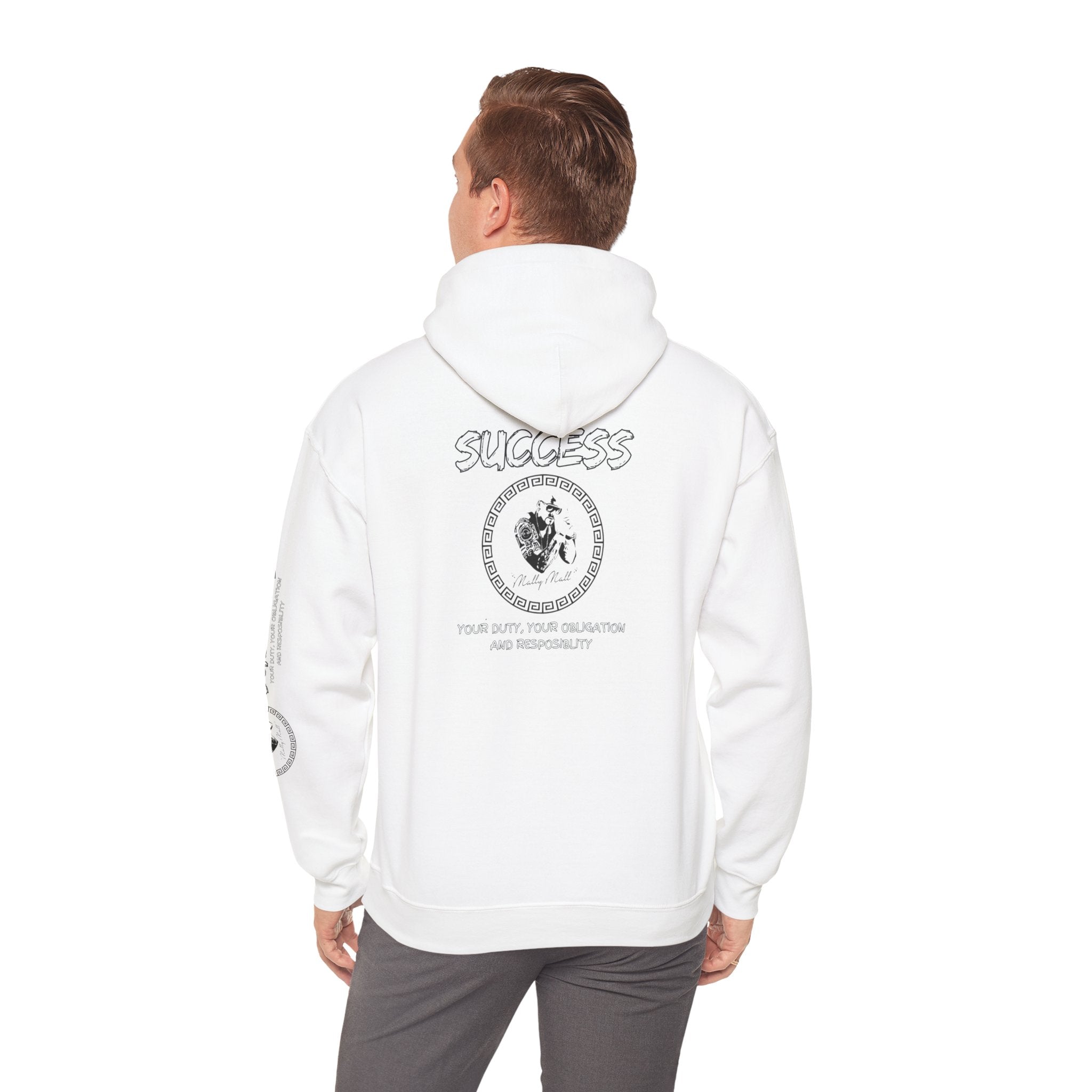 Peel Here Clothing's " Mally Mall Success "Unisex Heavy Blend™ Hooded Sweatshirt