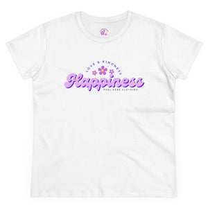 Happiness Midweight Cotton Tee (Front)