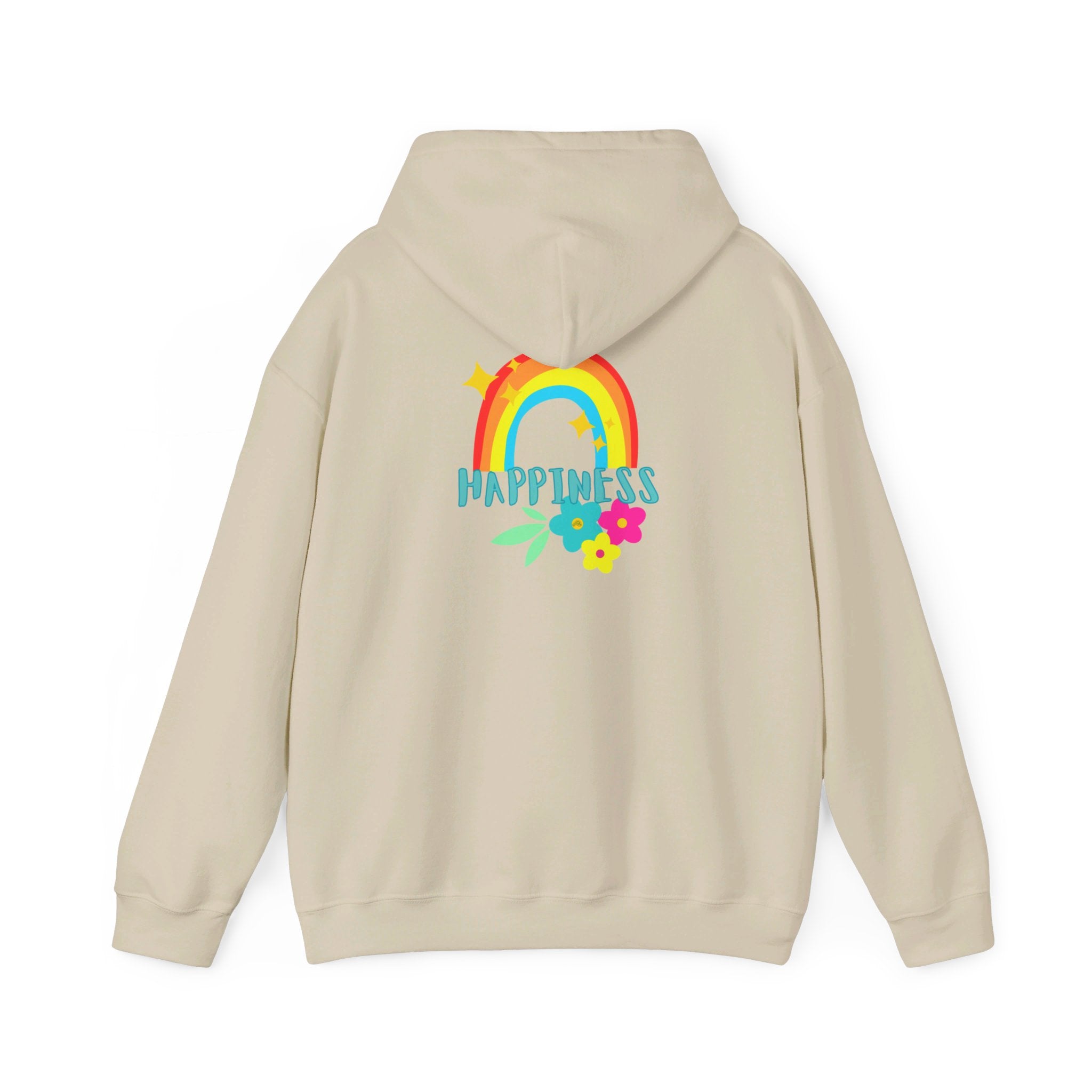 Peel Here Clothings Happy Rainbow Hoodie