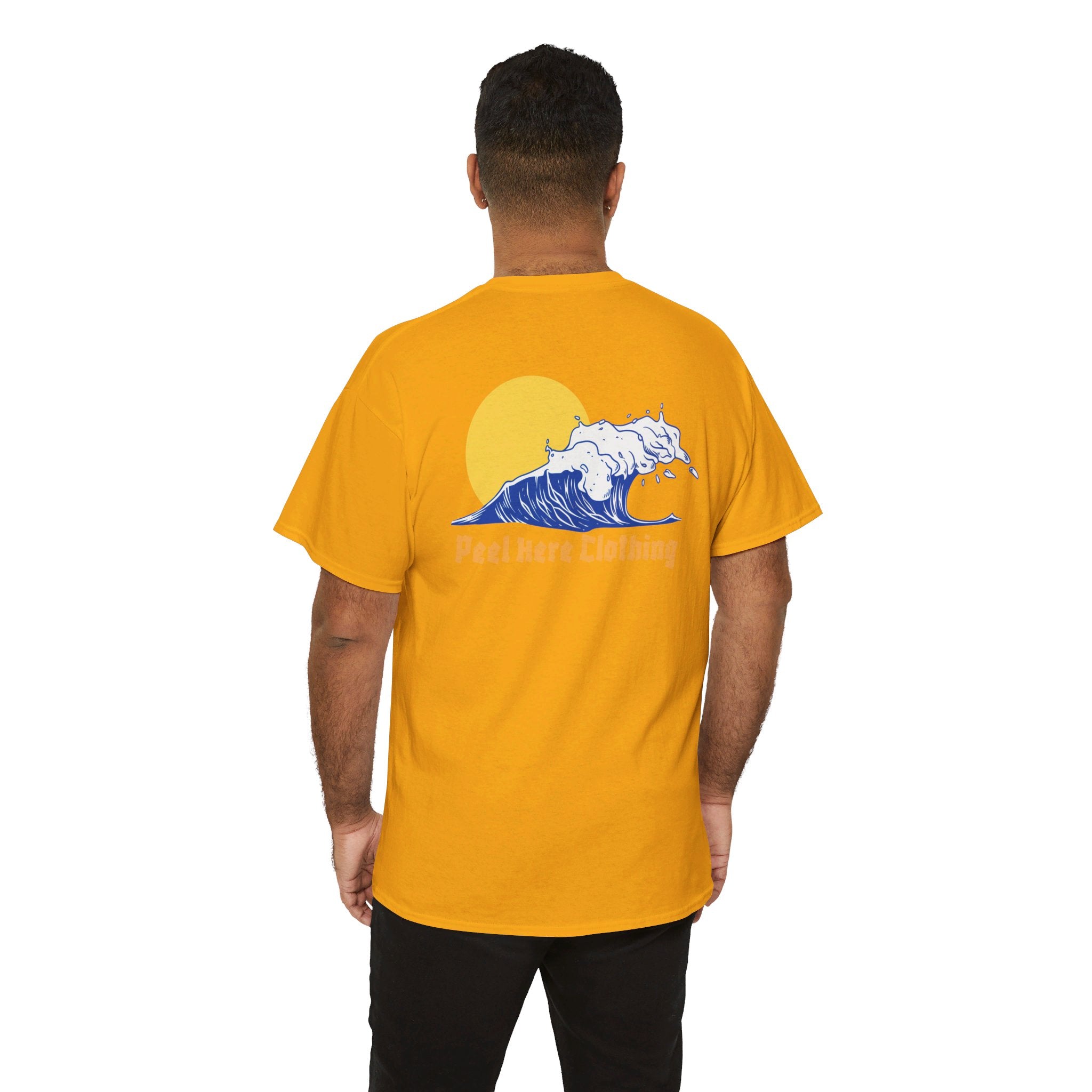 Mens Peel Here Waves and Sun T-Shirt