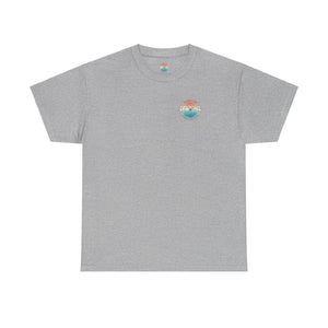 Retro Hibiscus Heavy Cotton Tee