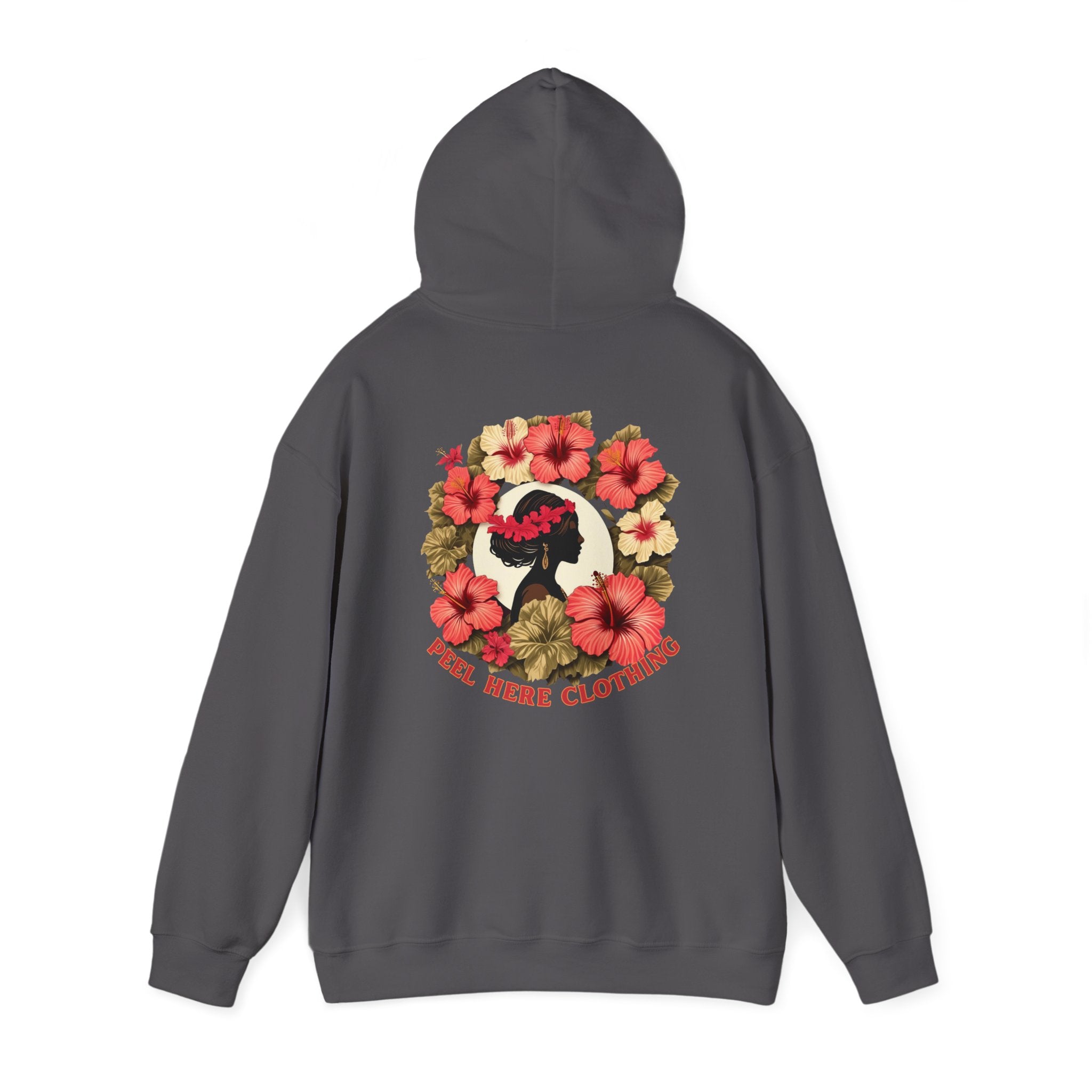 Hibiscus Princess Hooded Sweatshirt Heavy Blend