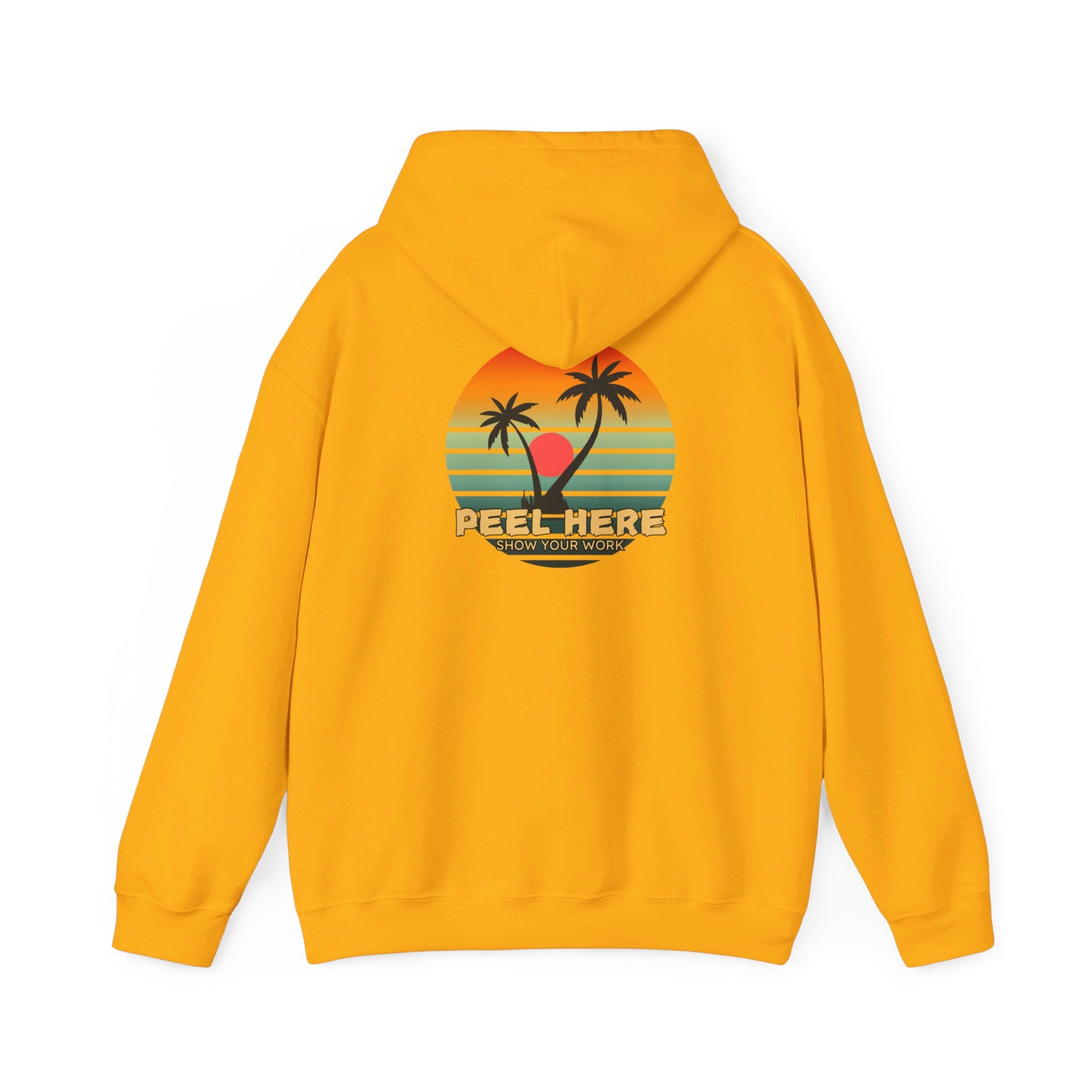 Peel here clothing's Island sun Hoodie