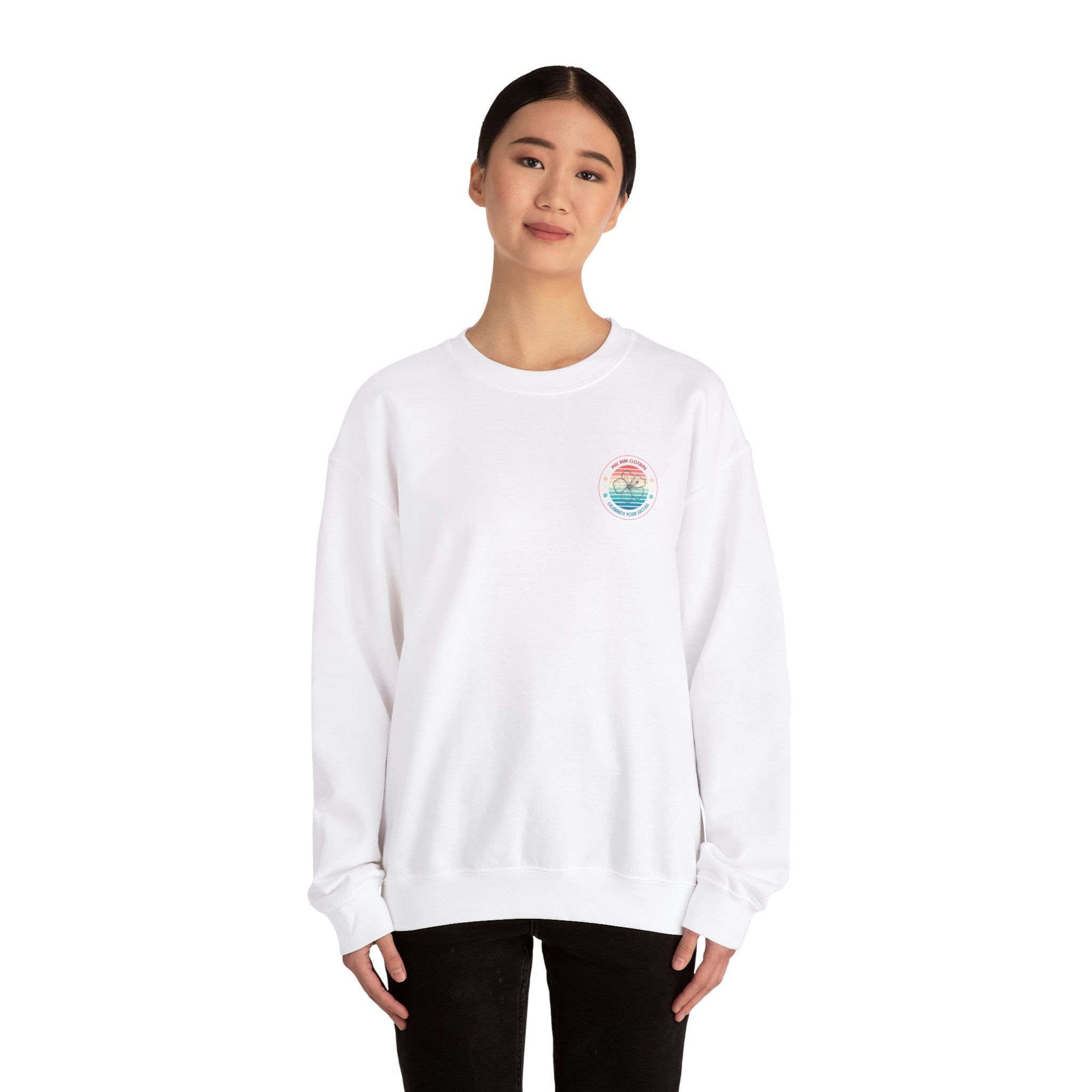 Retro Hibiscus Crewneck Sweatshirt