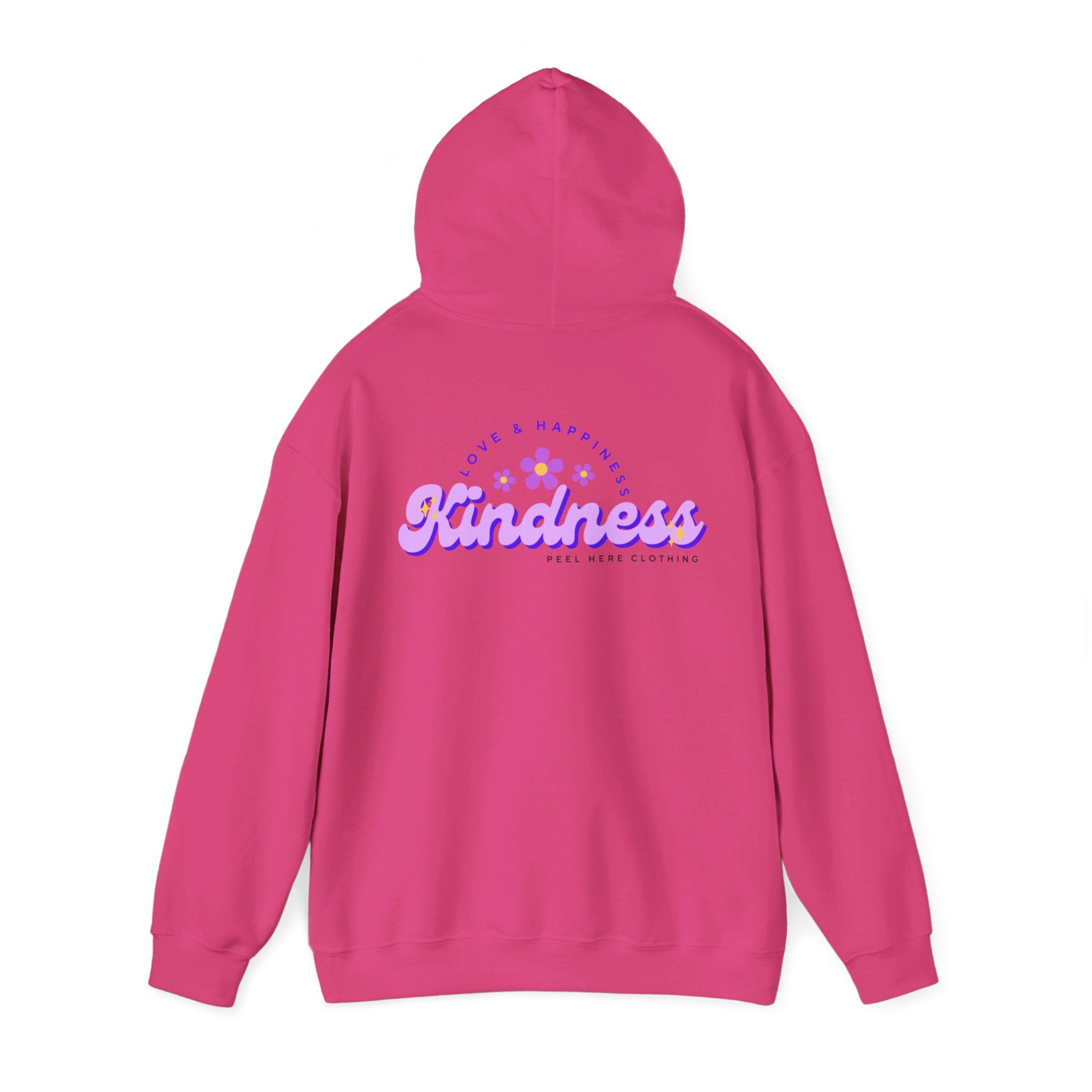 Peel here Clothings Kindness hoodie ( Back)