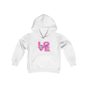 Youth Heavy Blend Hooded Sweatshirt (Love Yourself)